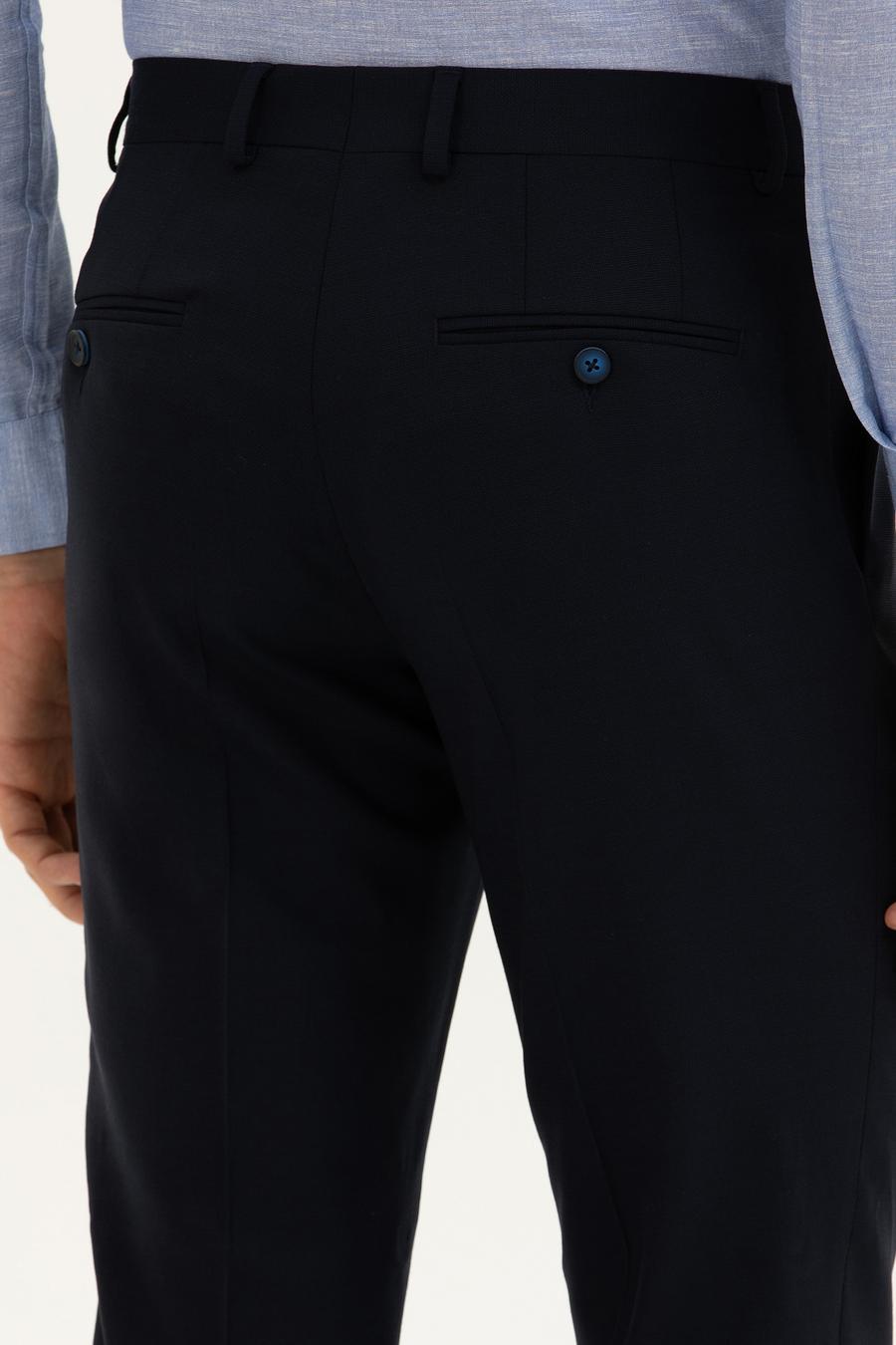 Lacivert Slim Fit Kumaş Pantolon - 50277603001