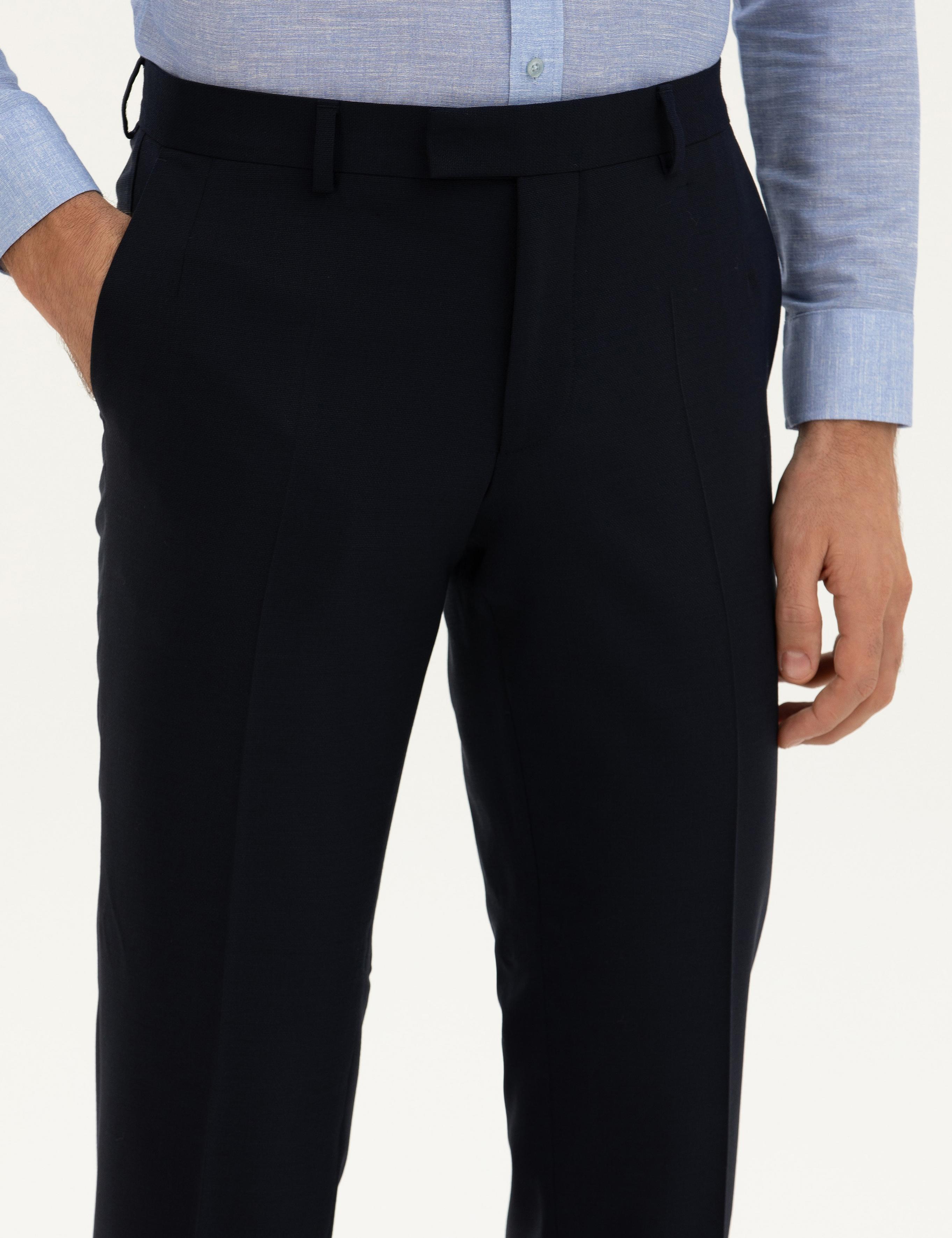 Lacivert Slim Fit Kumaş Pantolon - 50277603001