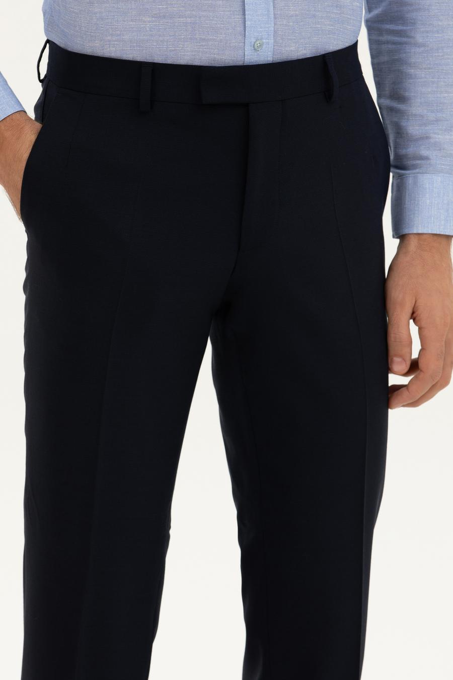 Lacivert Slim Fit Kumaş Pantolon - 50277603001