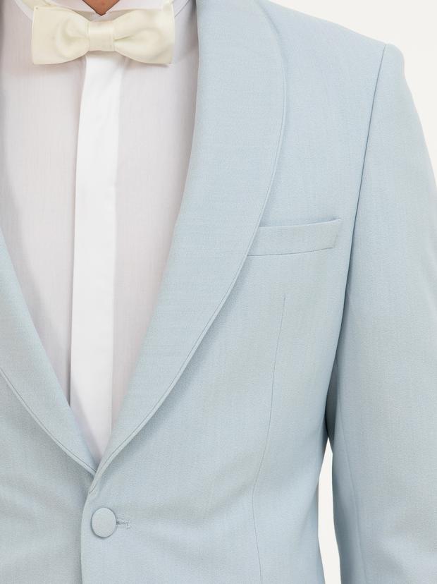 Açık Mavi Slim Fit Smokin