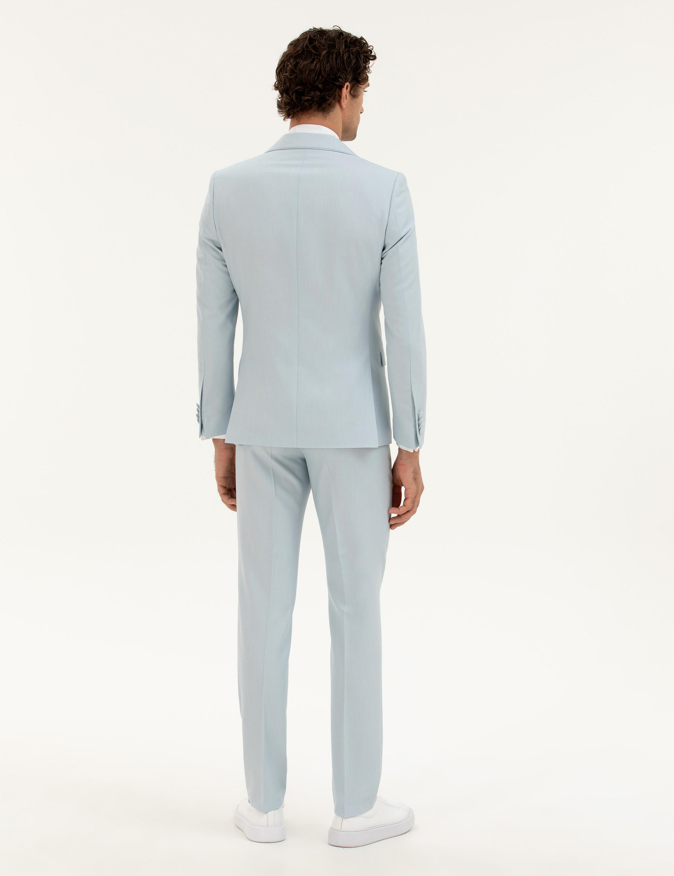 Açık Mavi Slim Fit Smokin - 50287246005