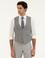 Gri Slim Fit Yelek