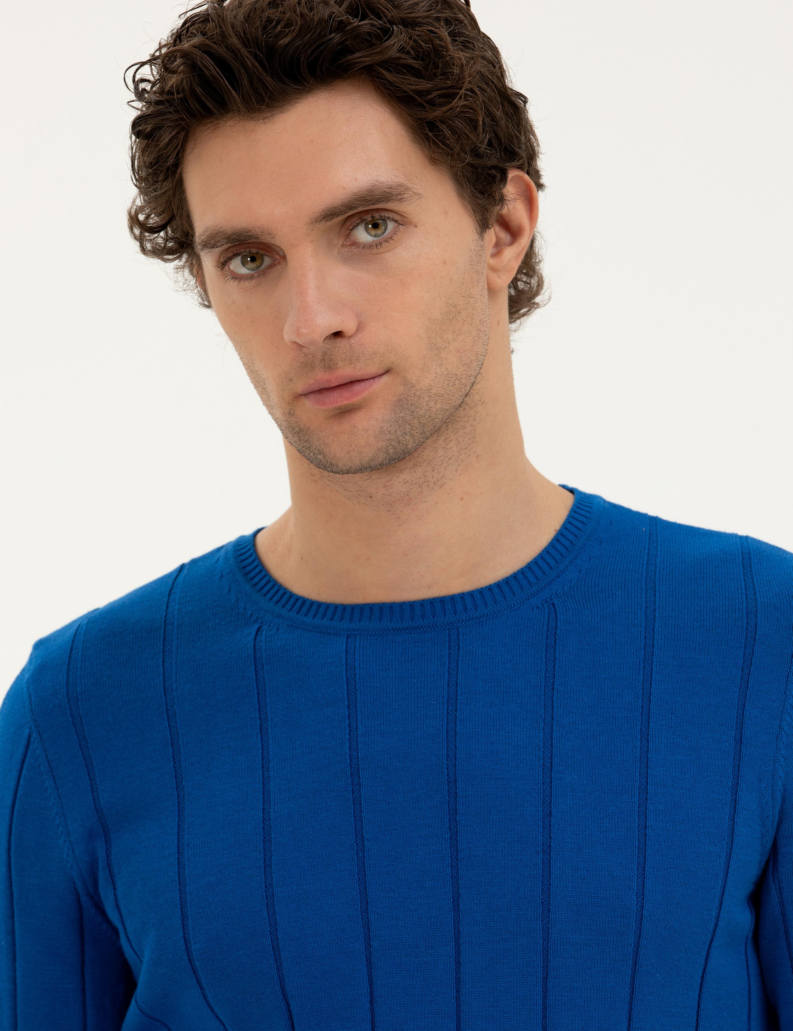 Sax Regular Fit Bisiklet Yaka Triko Kazak - 50279607017