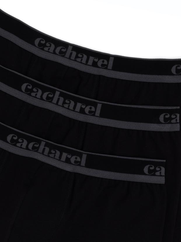 3'lü Siyah Boxer