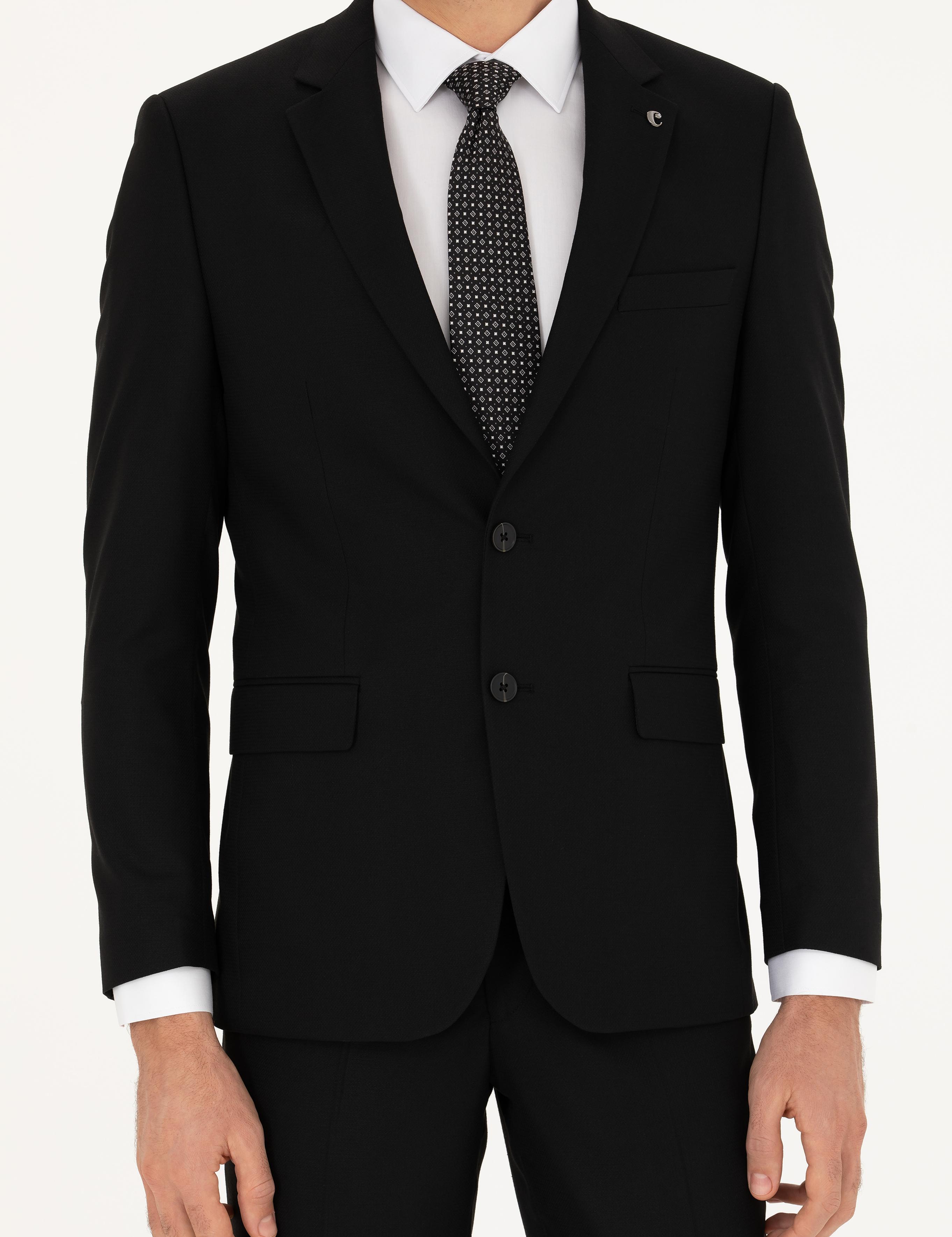 Siyah Slim Fit Takım Elbise - 50292044008