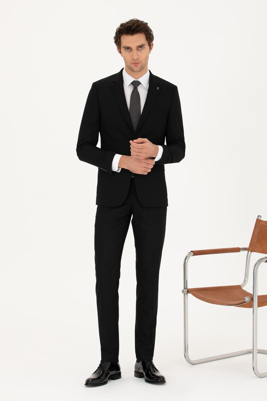 Siyah Slim Fit Takım Elbise - 50292044008