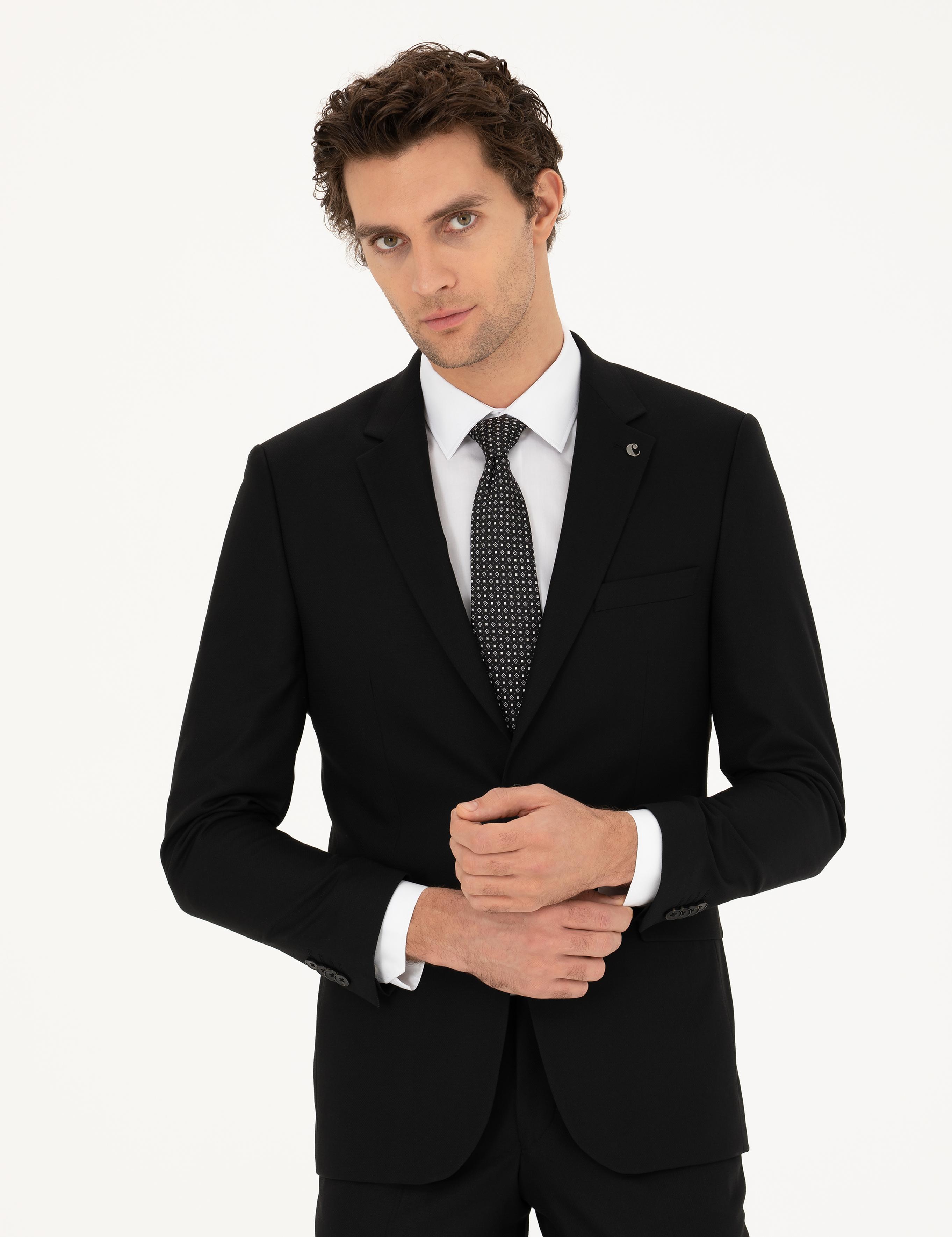 Siyah Slim Fit Takım Elbise - 50292044008