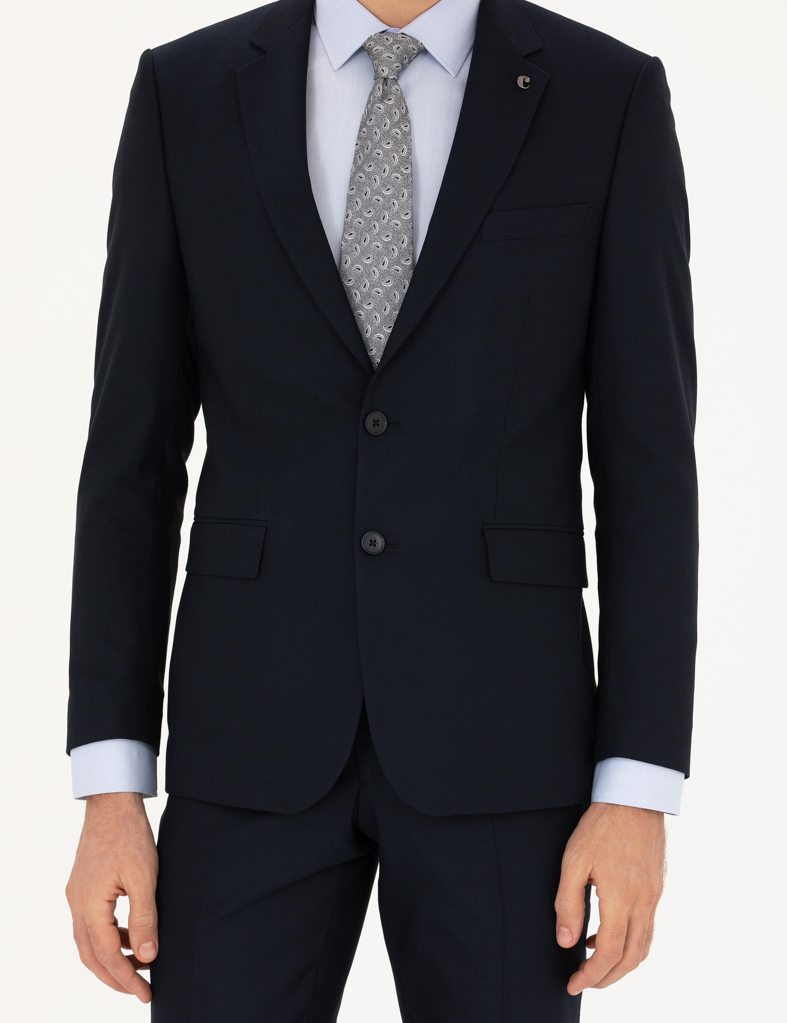 Lacivert Slim Fit Takım Elbise - 50292044038