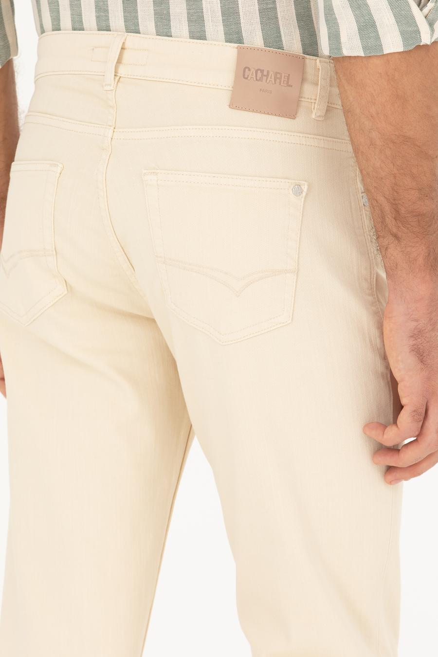 Bej Slim Fit Pamuk Karışımlı Jean Pantolon - 50284453107