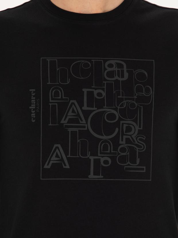 Siyah Slim Fit Bisiklet Yaka T-shirt