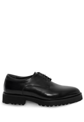 Siyah Eva Taban %100 Deri Smart Casual Ayakkabı
