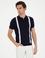 Lacivert Slim Fit Polo Yaka Triko T-Shirt