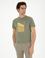 Haki Slim Fit Bisiklet Yaka T-shirt