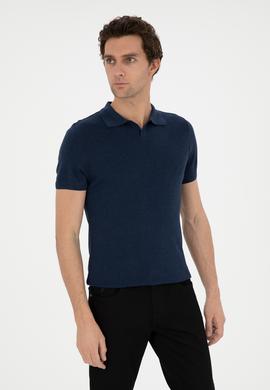 İndigo Slim Fit Polo Yaka Triko T-Shirt
