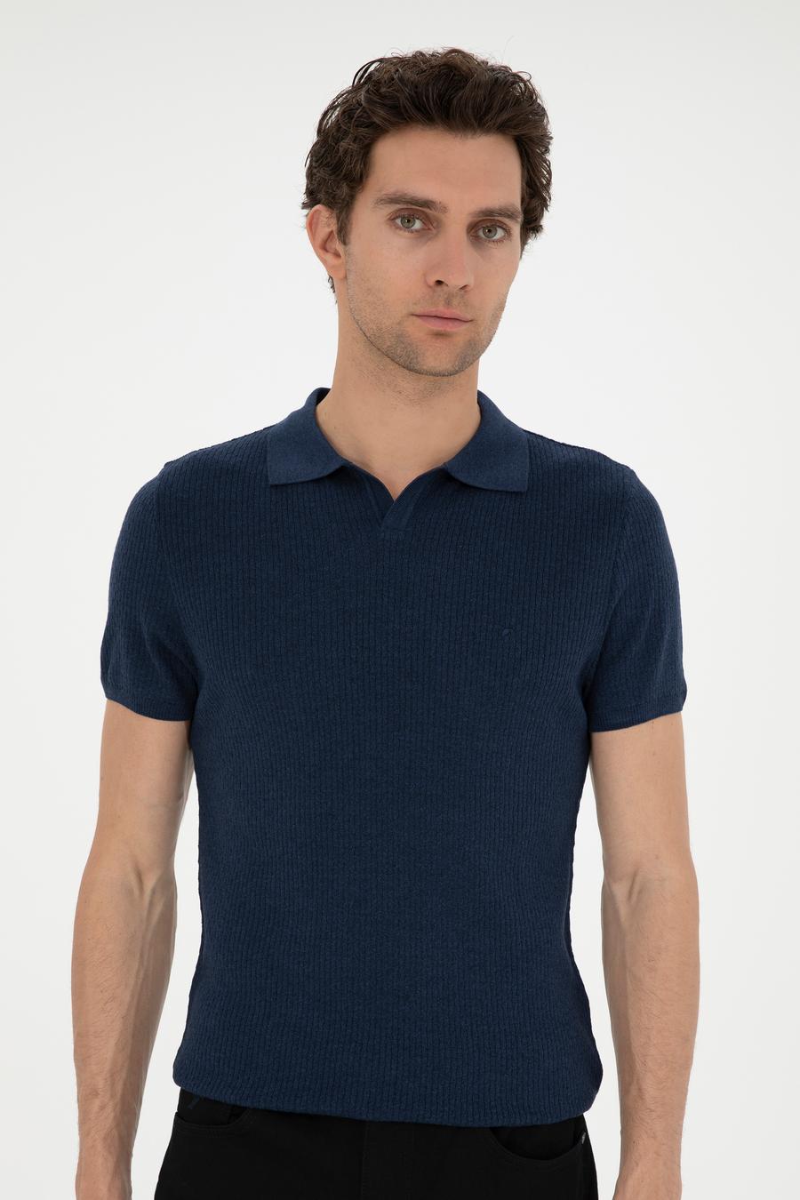 İndigo Slim Fit Polo Yaka Triko T-Shirt - 50285361026