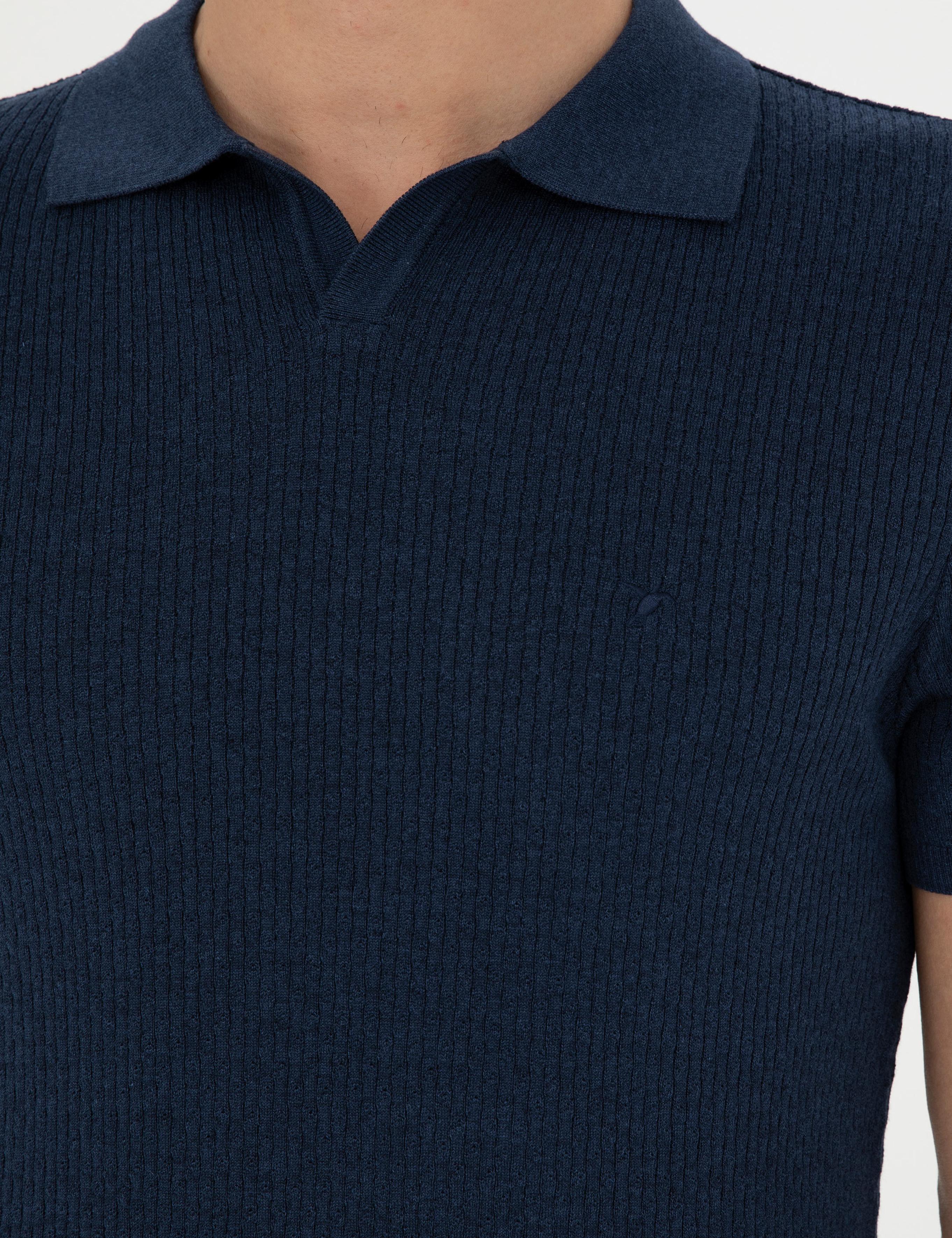 İndigo Slim Fit Polo Yaka Triko T-Shirt - 50285361026
