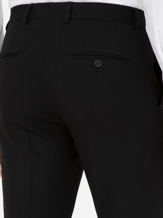 Siyah Slim Fit Kumaş Pantolon