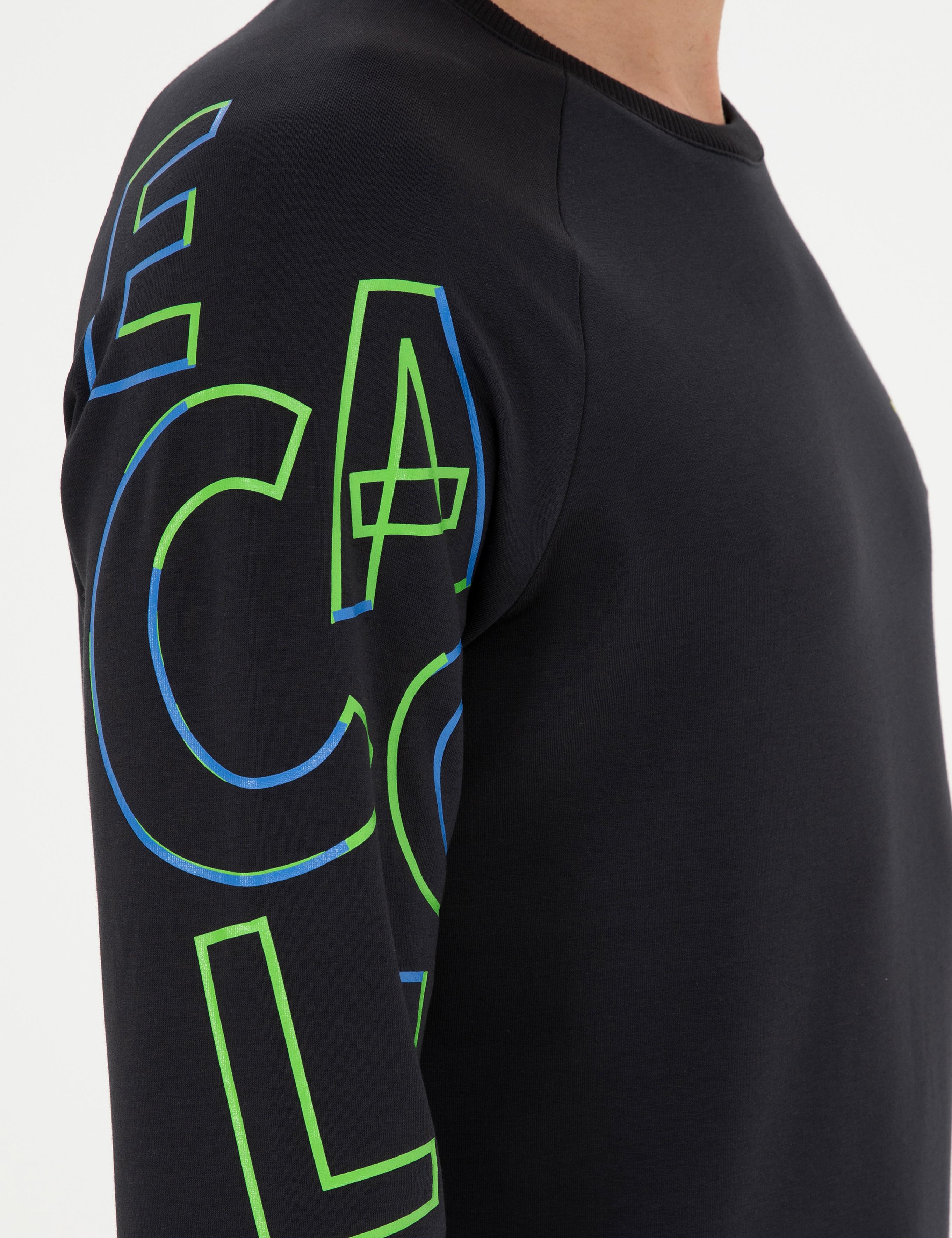 Lacivert Regular Fit Sweatshirt - 50284566013