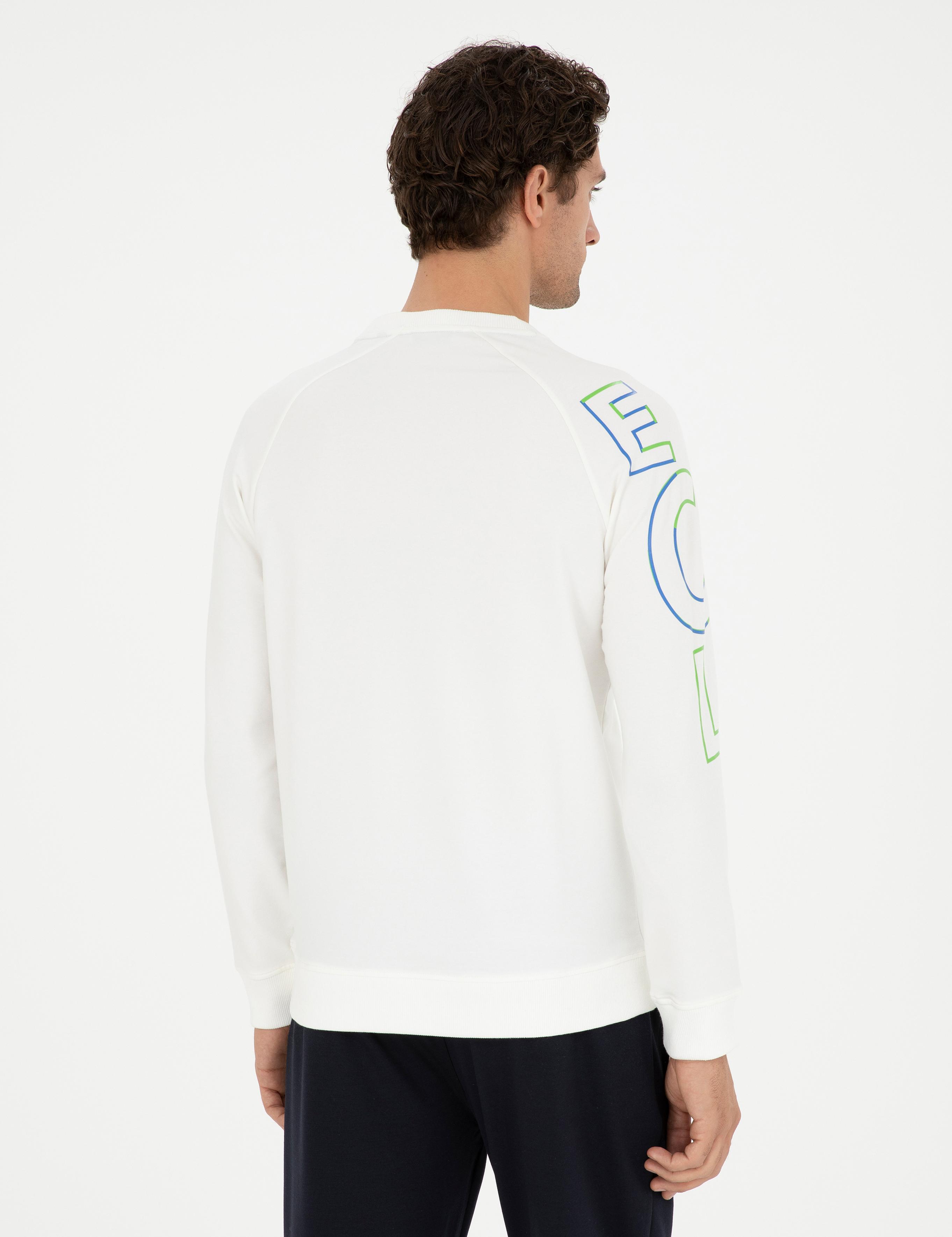 Beyaz Regular Fit Sweatshirt - 50284566026