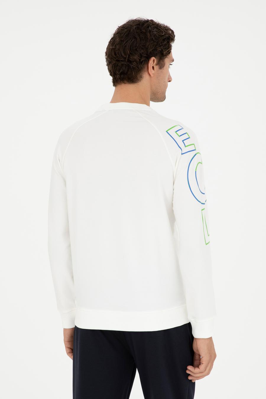 Beyaz Regular Fit Sweatshirt - 50284566026