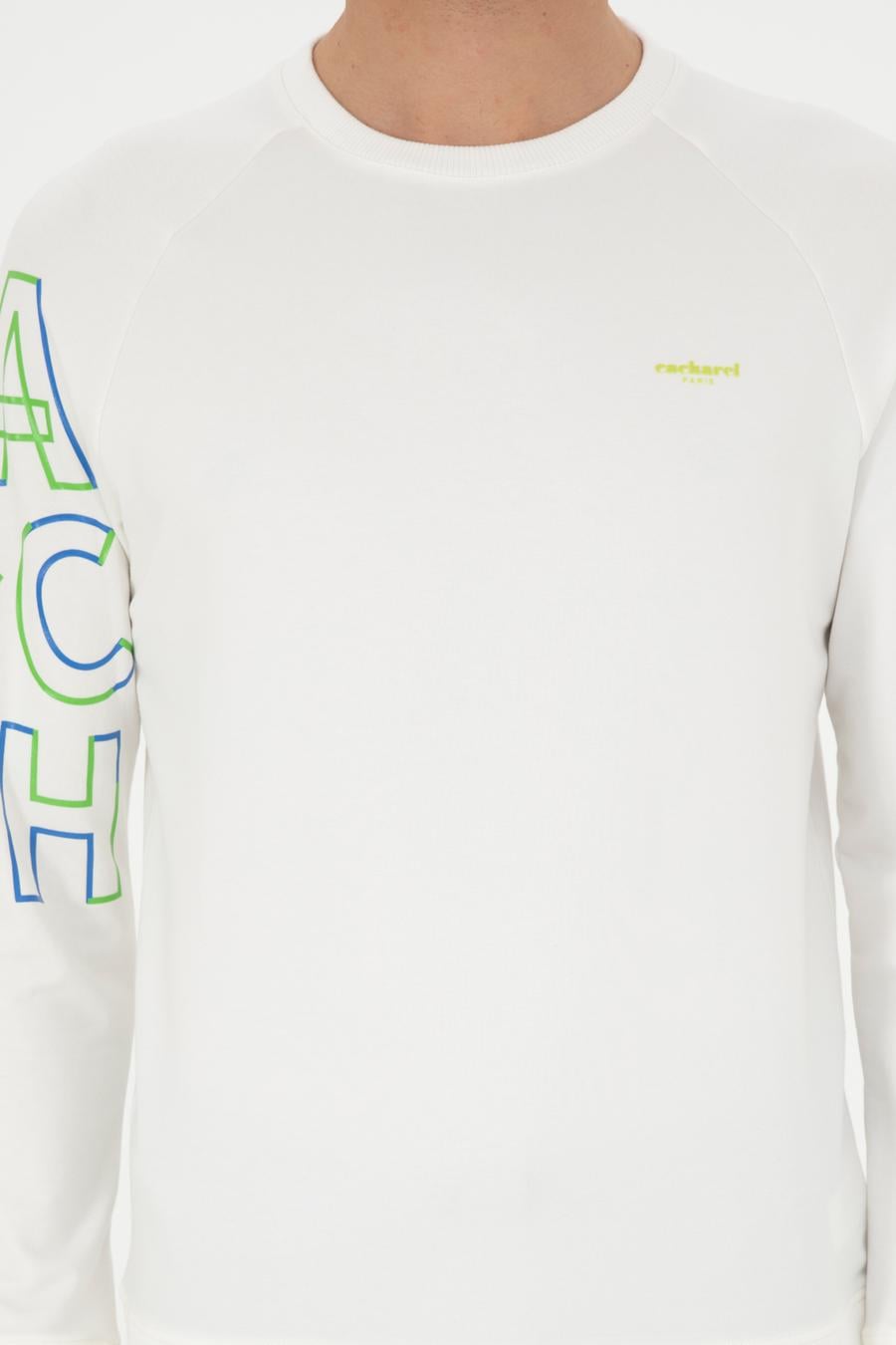 Beyaz Regular Fit Sweatshirt - 50284566026