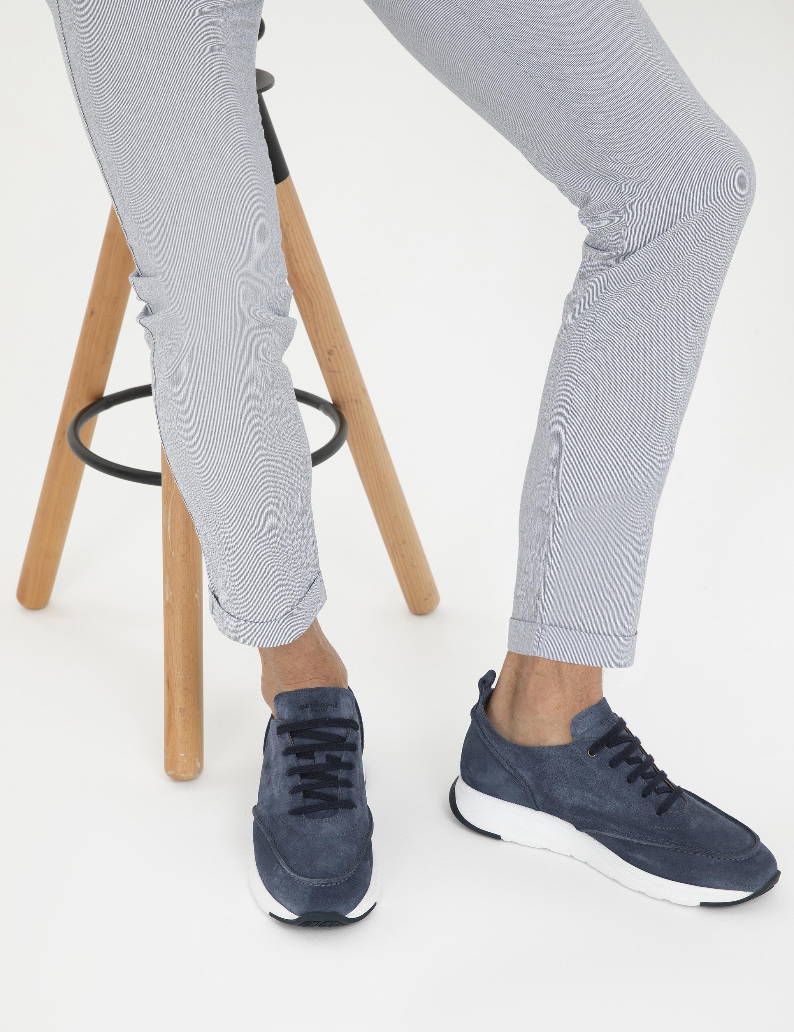 İndigo Eva Taban %100 Deri Sneaker Ayakkabı - 50287555043