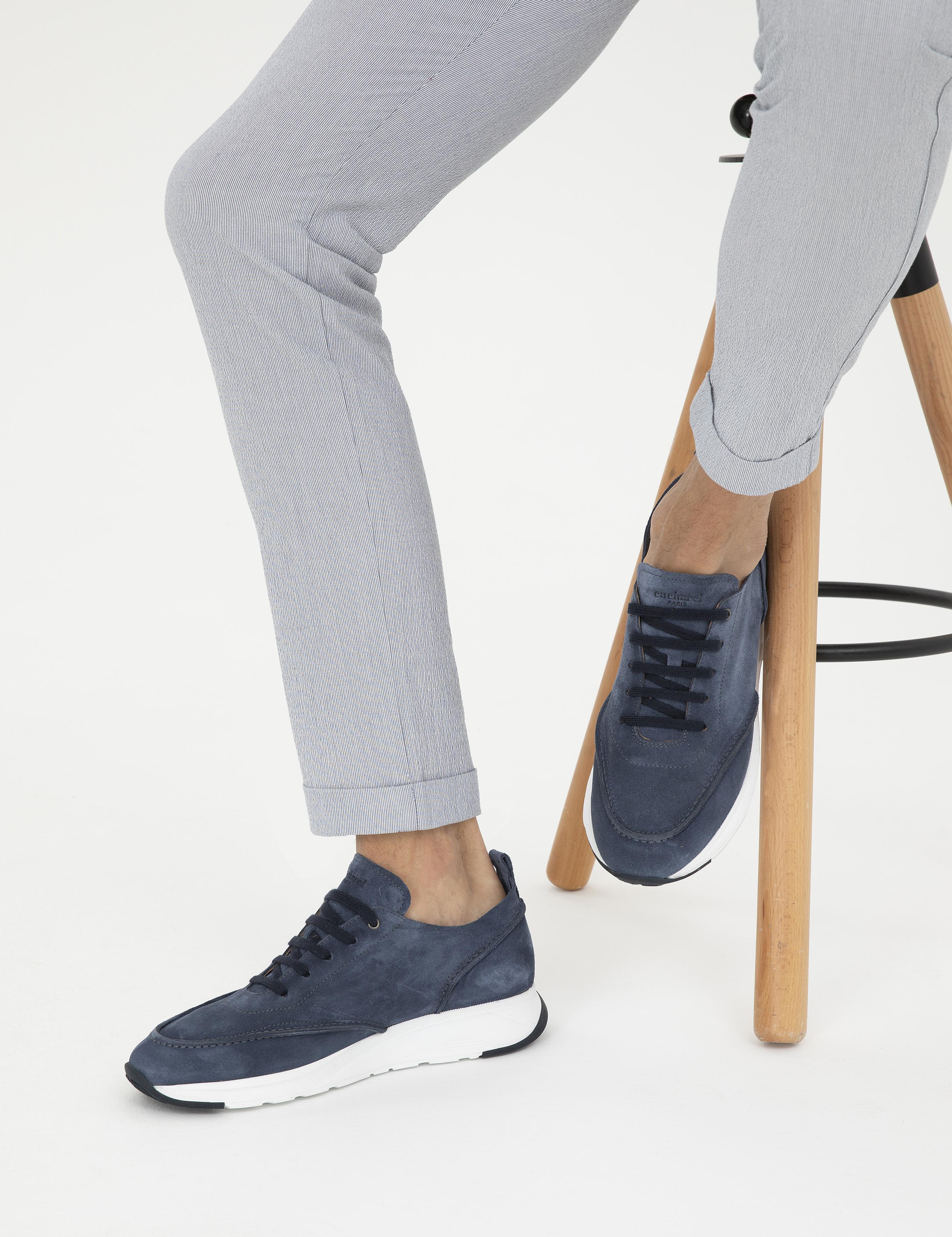 İndigo Eva Taban %100 Deri Sneaker Ayakkabı - 50287555043