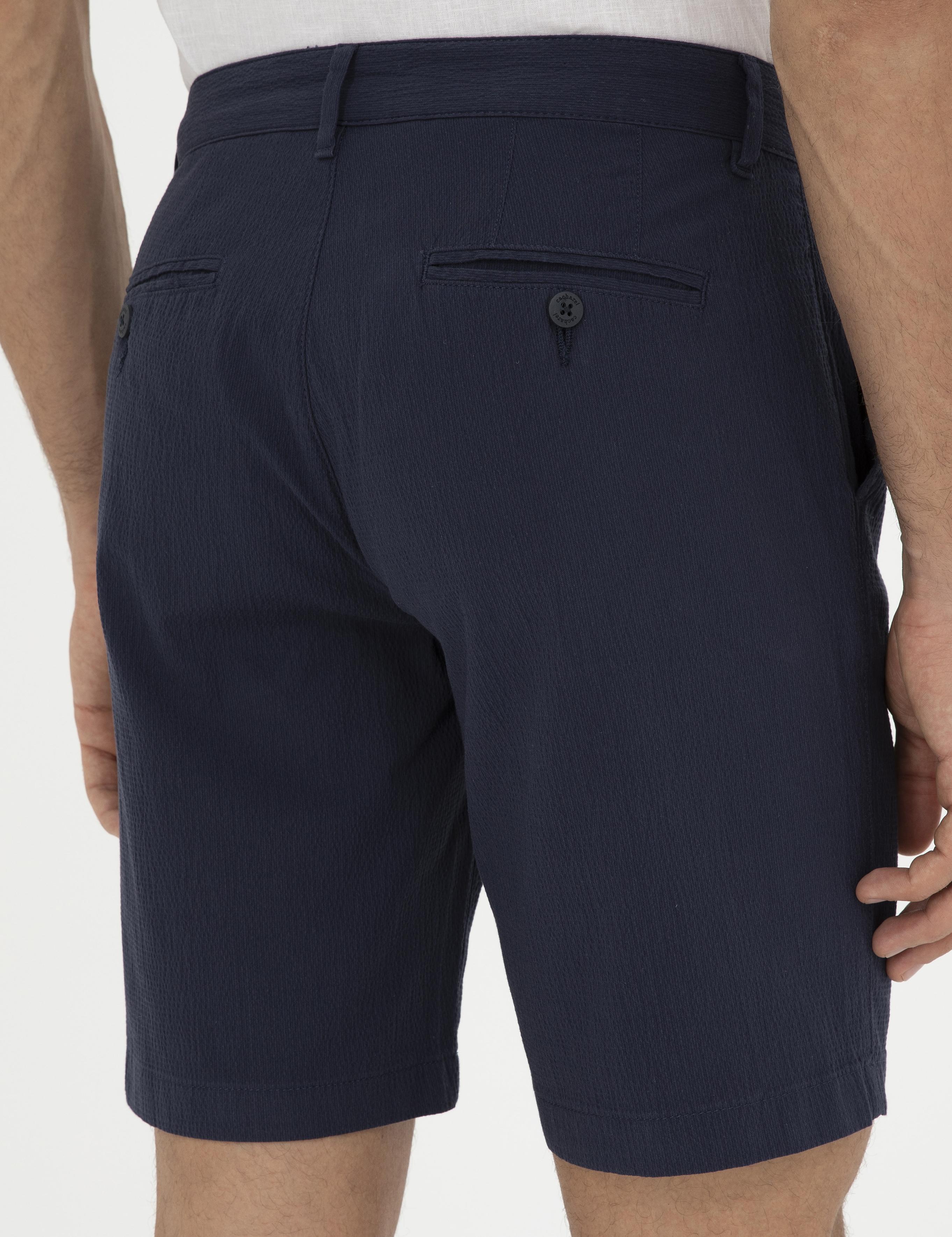 Lacivert Regular Fit Şort - 50285374003