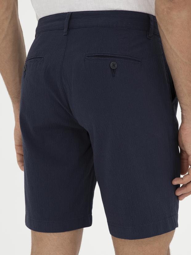 Lacivert Regular Fit Şort