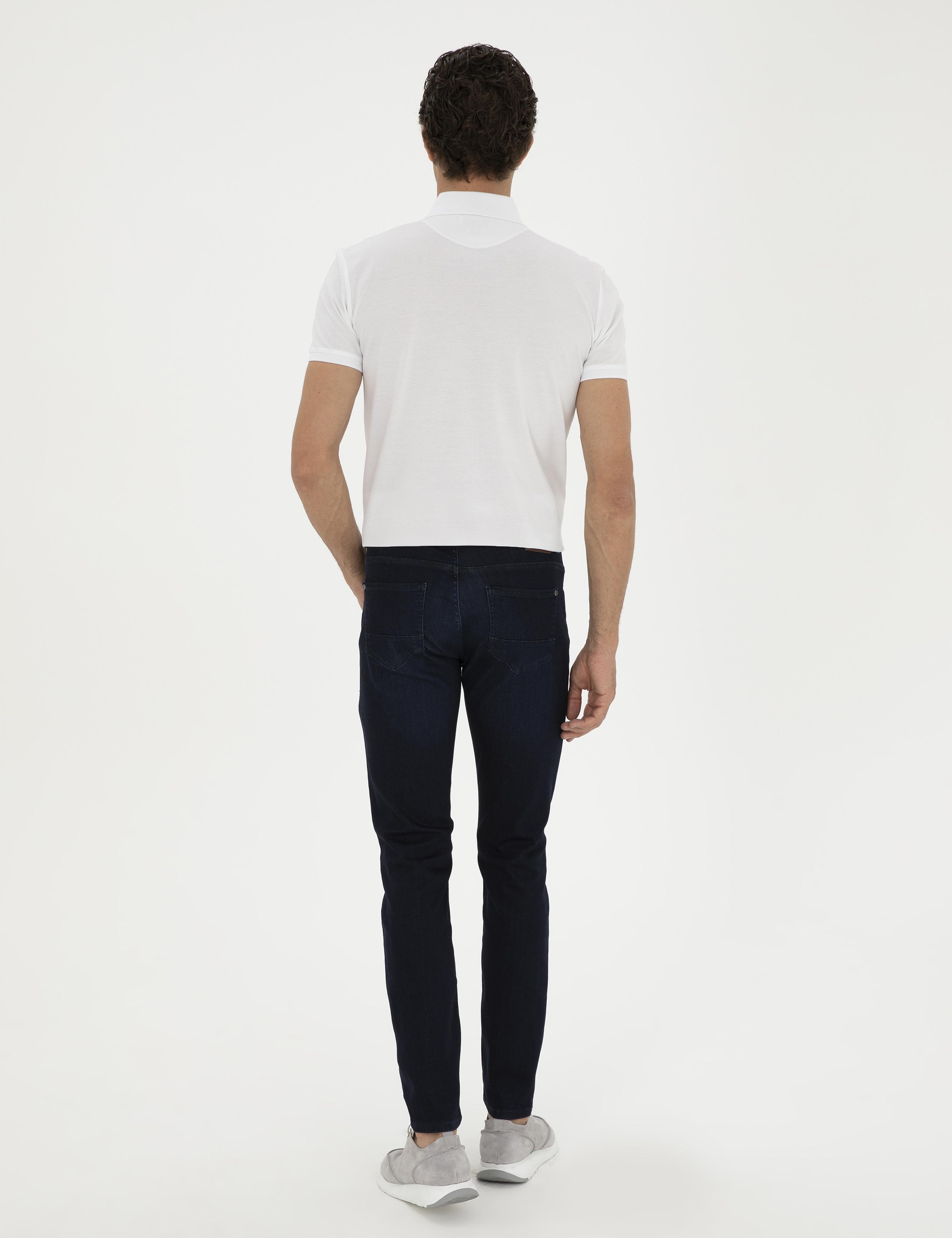 Lacivert Slim Fit Pamuk Karışımlı Jean Pantolon - 50285438122