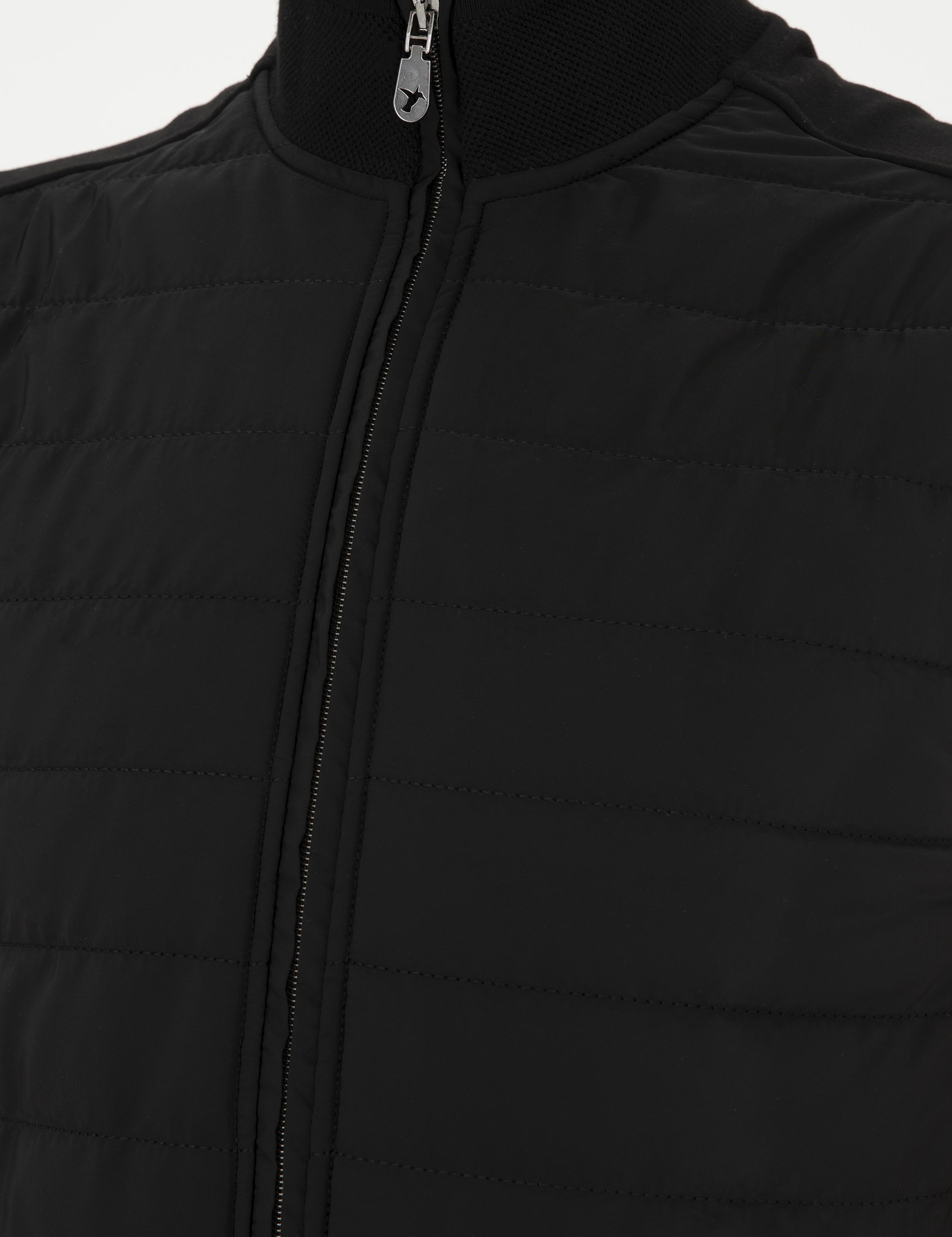 Siyah Slim Fit İnce Kapitone Mont Yelek - 50287900022