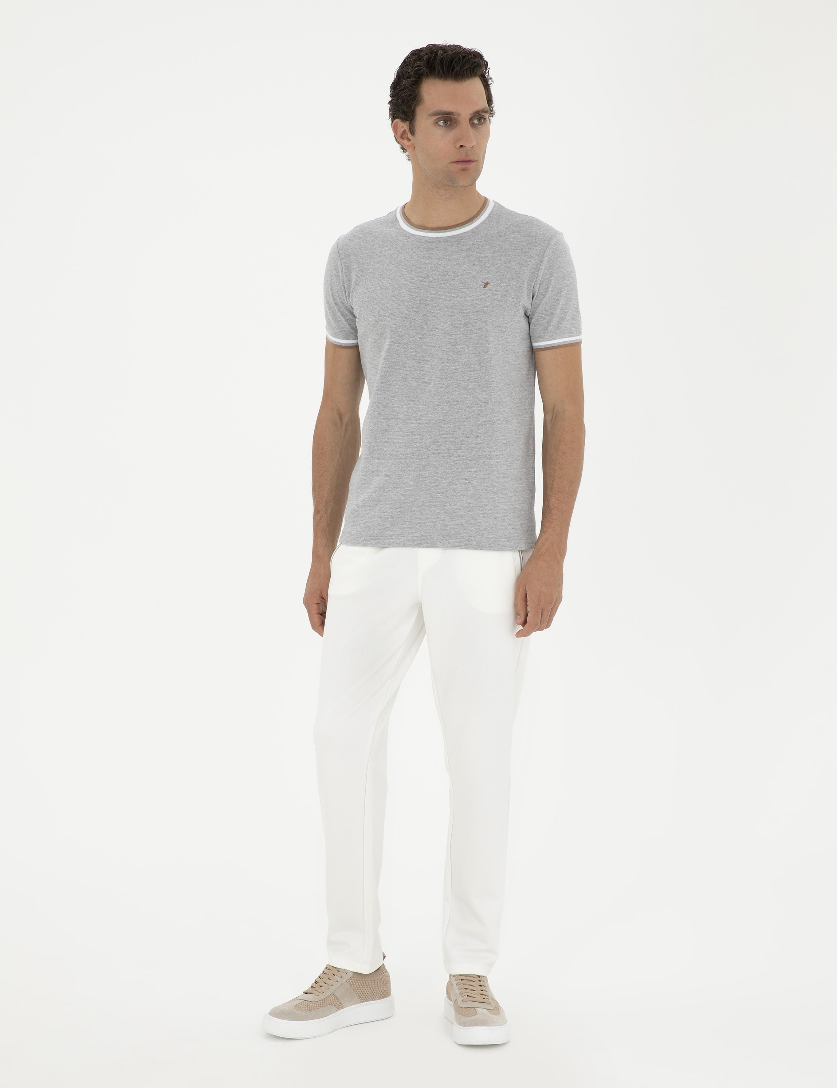 Beyaz Slim Fit Eşofman Altı - 50284607005