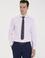 Açık Pembe Slim Fit Uzun Kollu Basic Gömlek