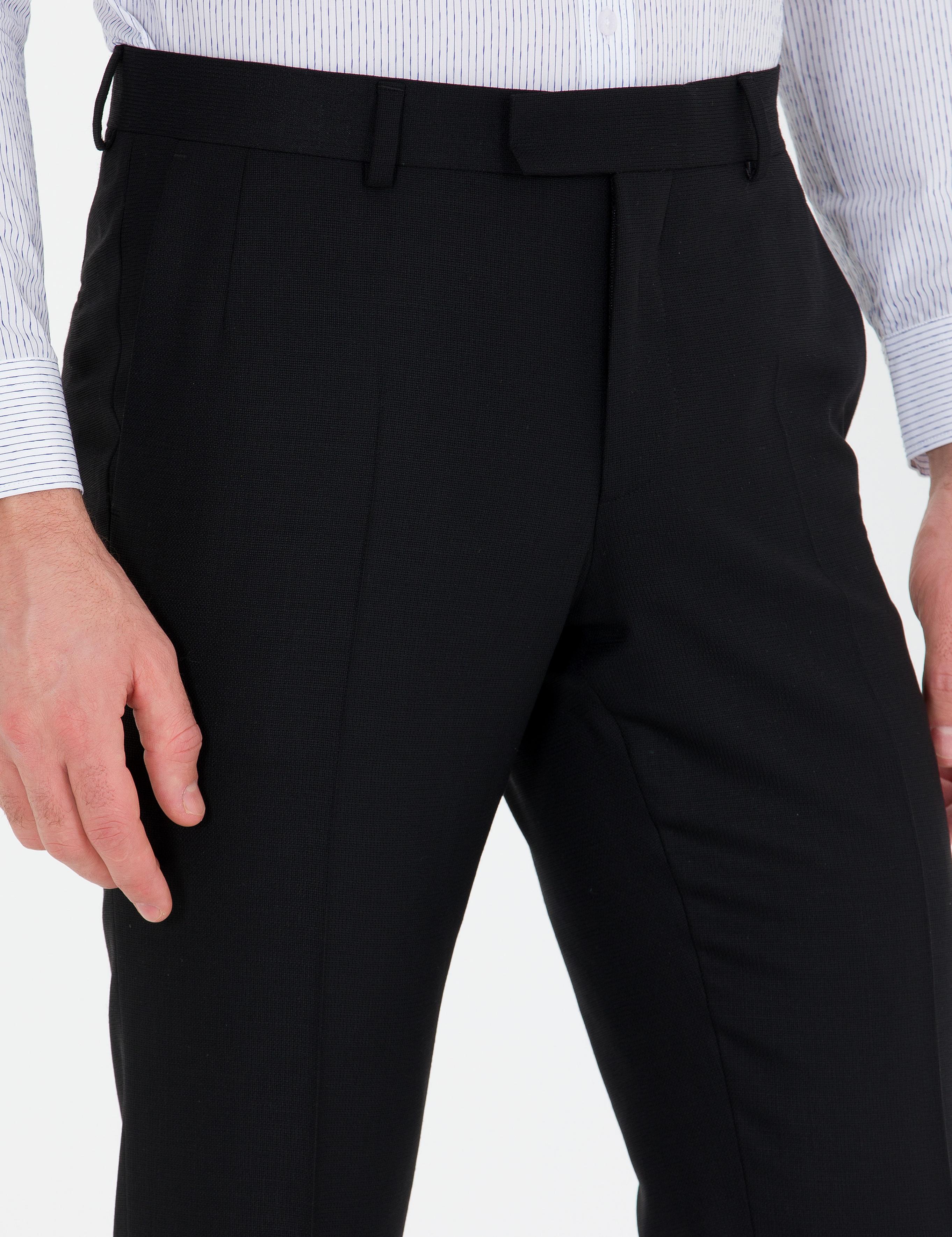 Siyah Slim Fit Kumaş Pantolon - 50260018018