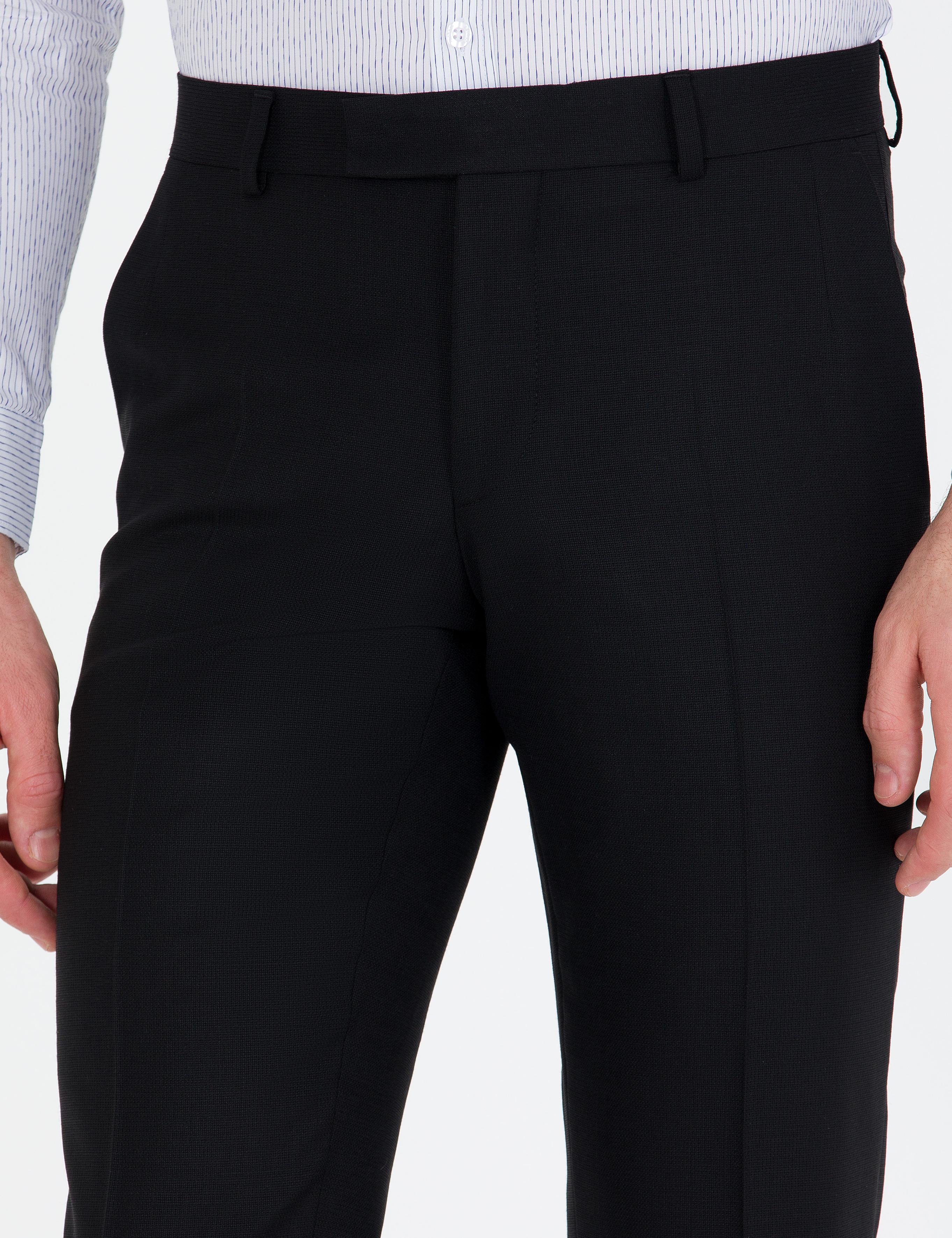 Siyah Slim Fit Kumaş Pantolon - 50260018018
