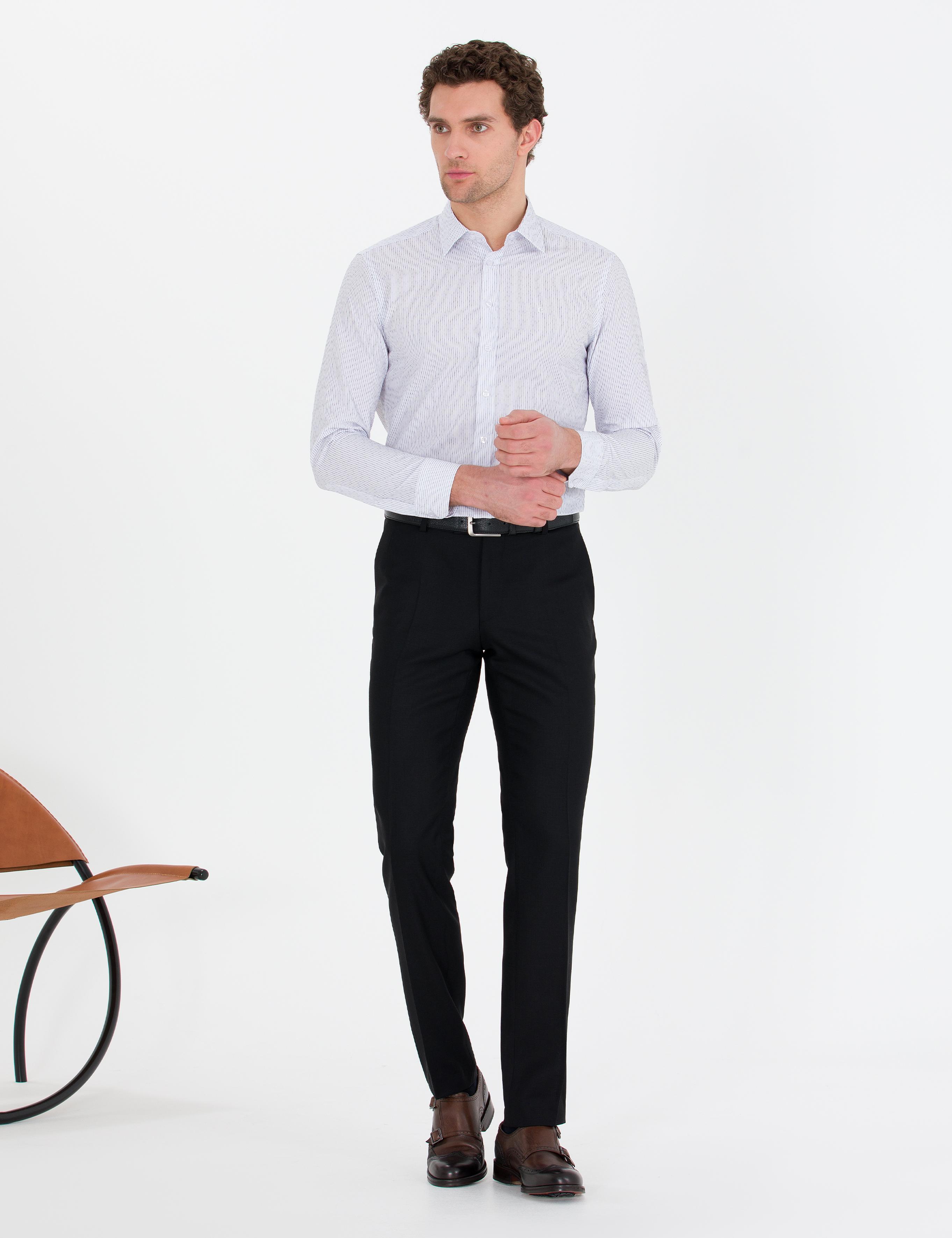 Siyah Slim Fit Kumaş Pantolon - 50260018018
