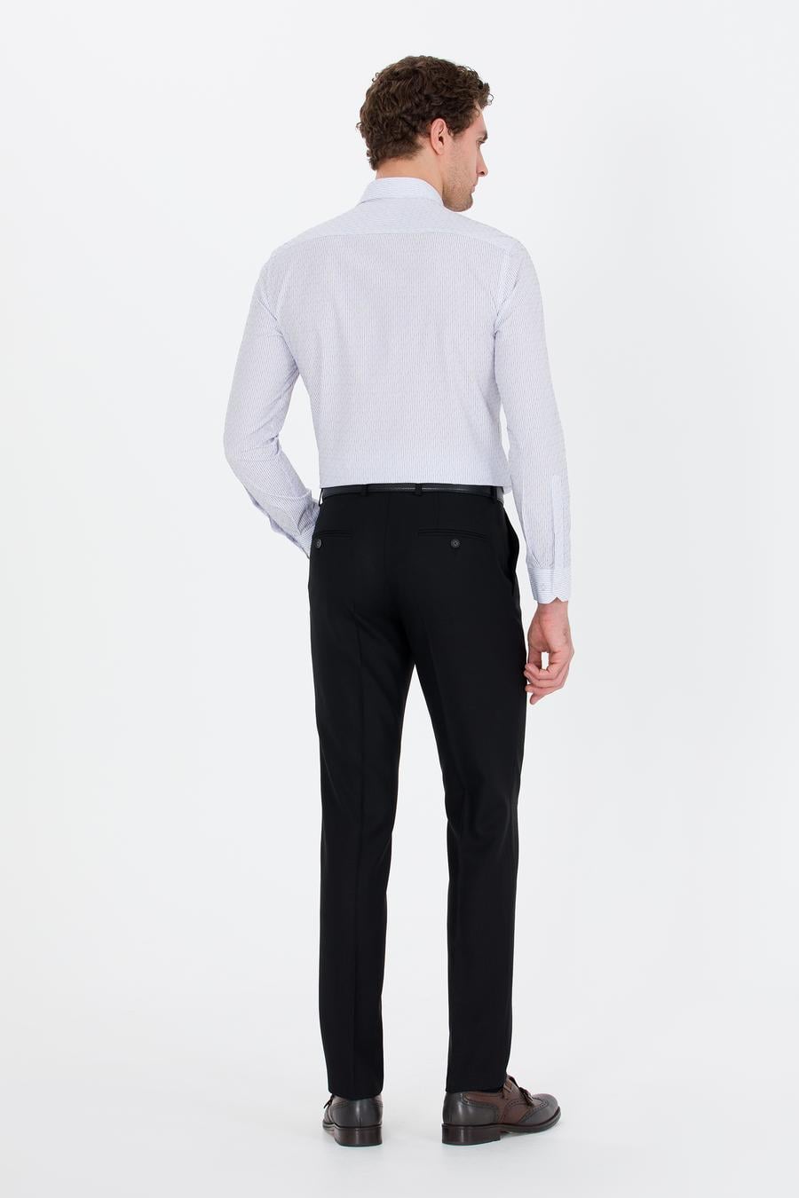 Siyah Slim Fit Kumaş Pantolon - 50260018018