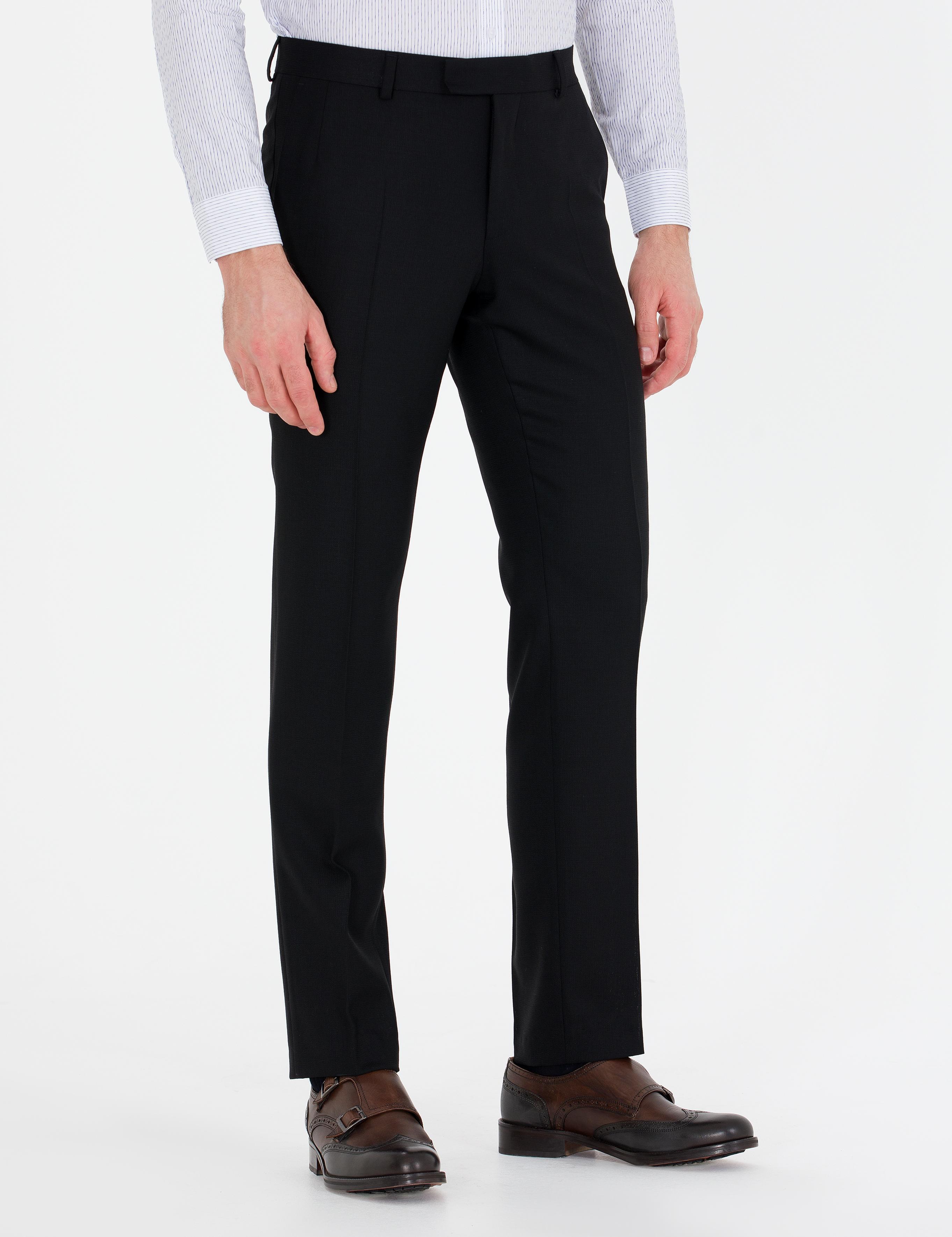 Siyah Slim Fit Kumaş Pantolon - 50260018018