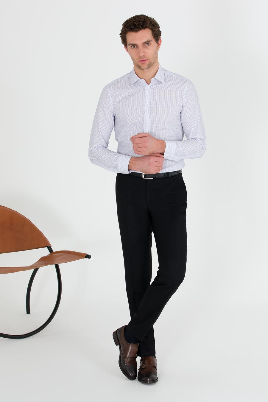 Siyah Slim Fit Kumaş Pantolon - 50260018018