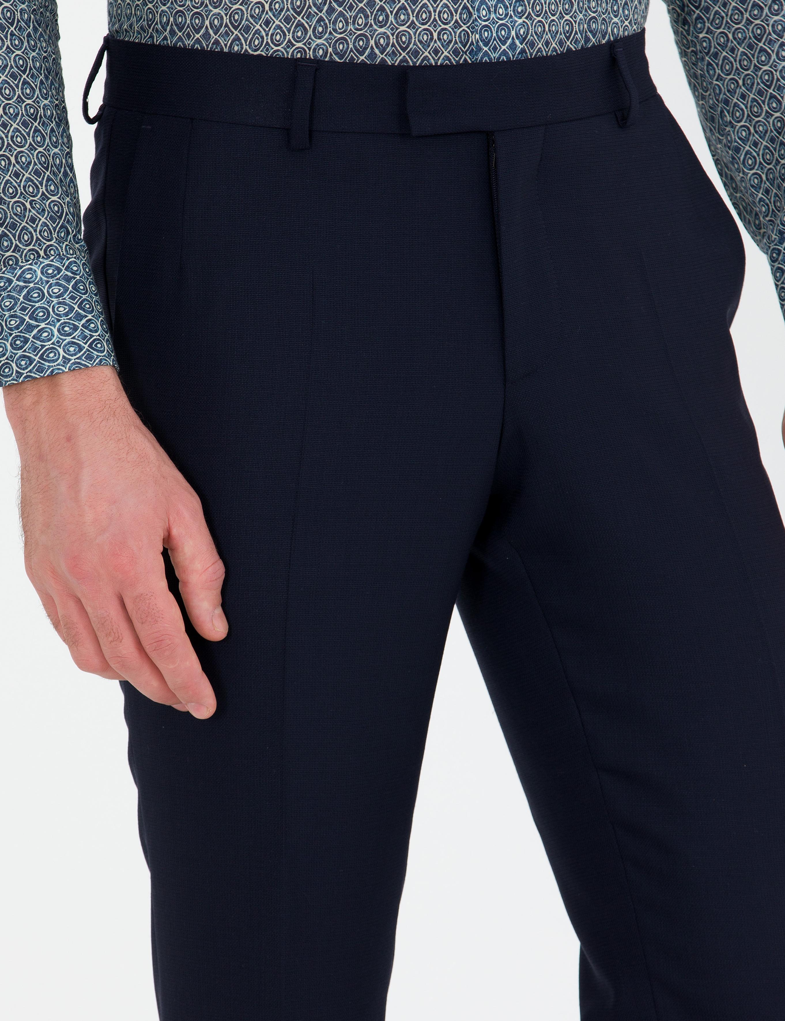 Lacivert Slim Fit Kumaş Pantolon - 50260018026