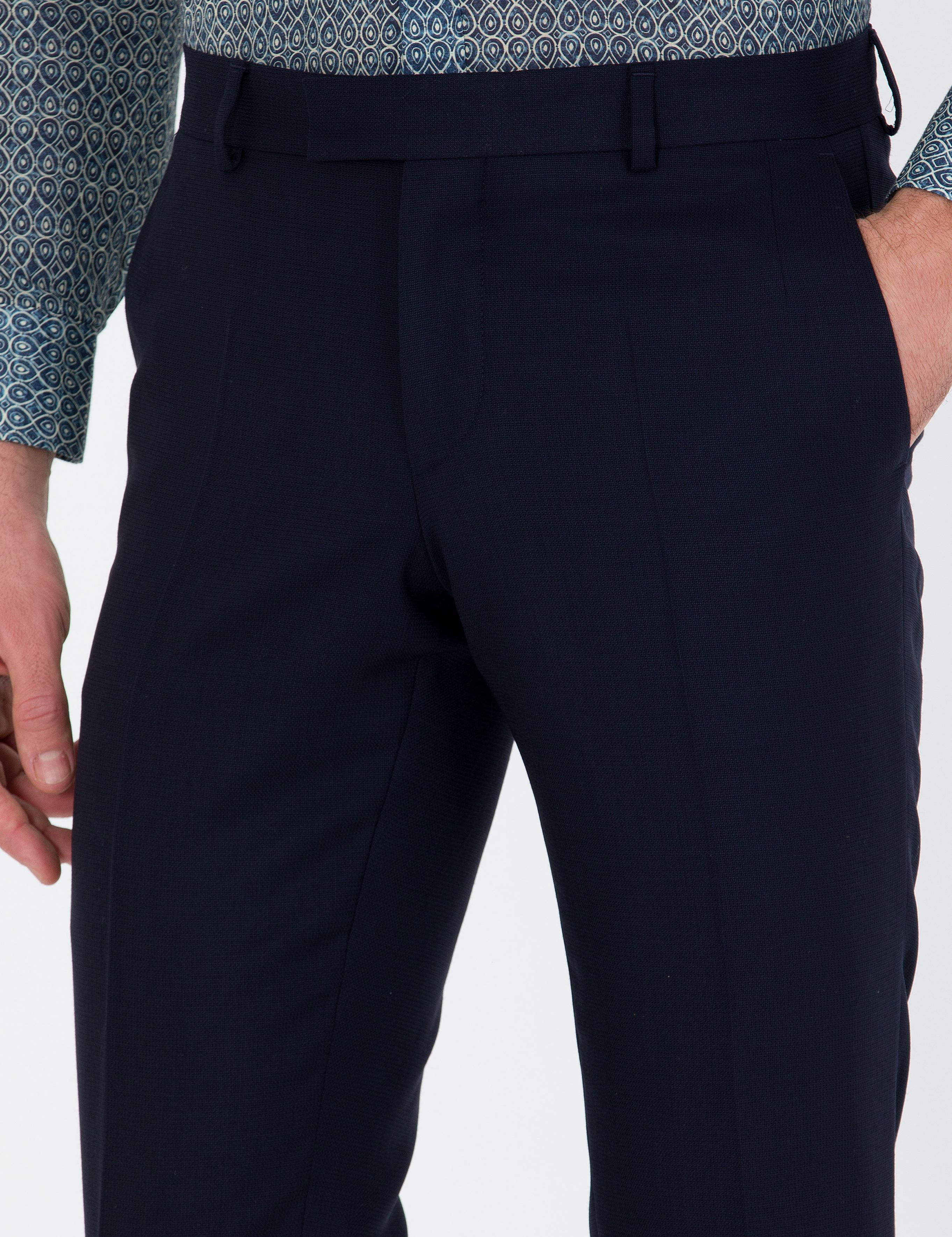Lacivert Slim Fit Kumaş Pantolon - 50260018026