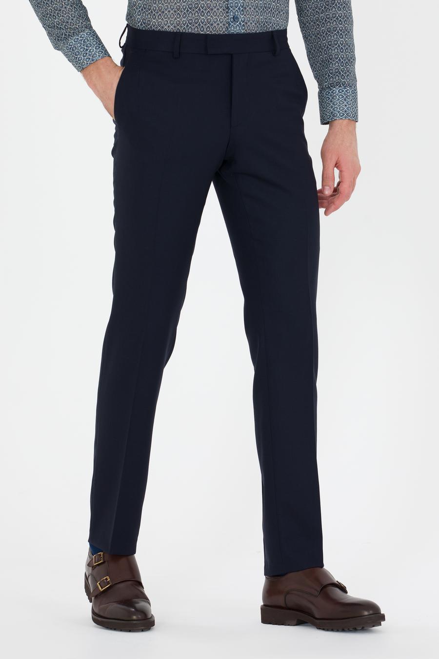 Lacivert Slim Fit Kumaş Pantolon - 50260018026