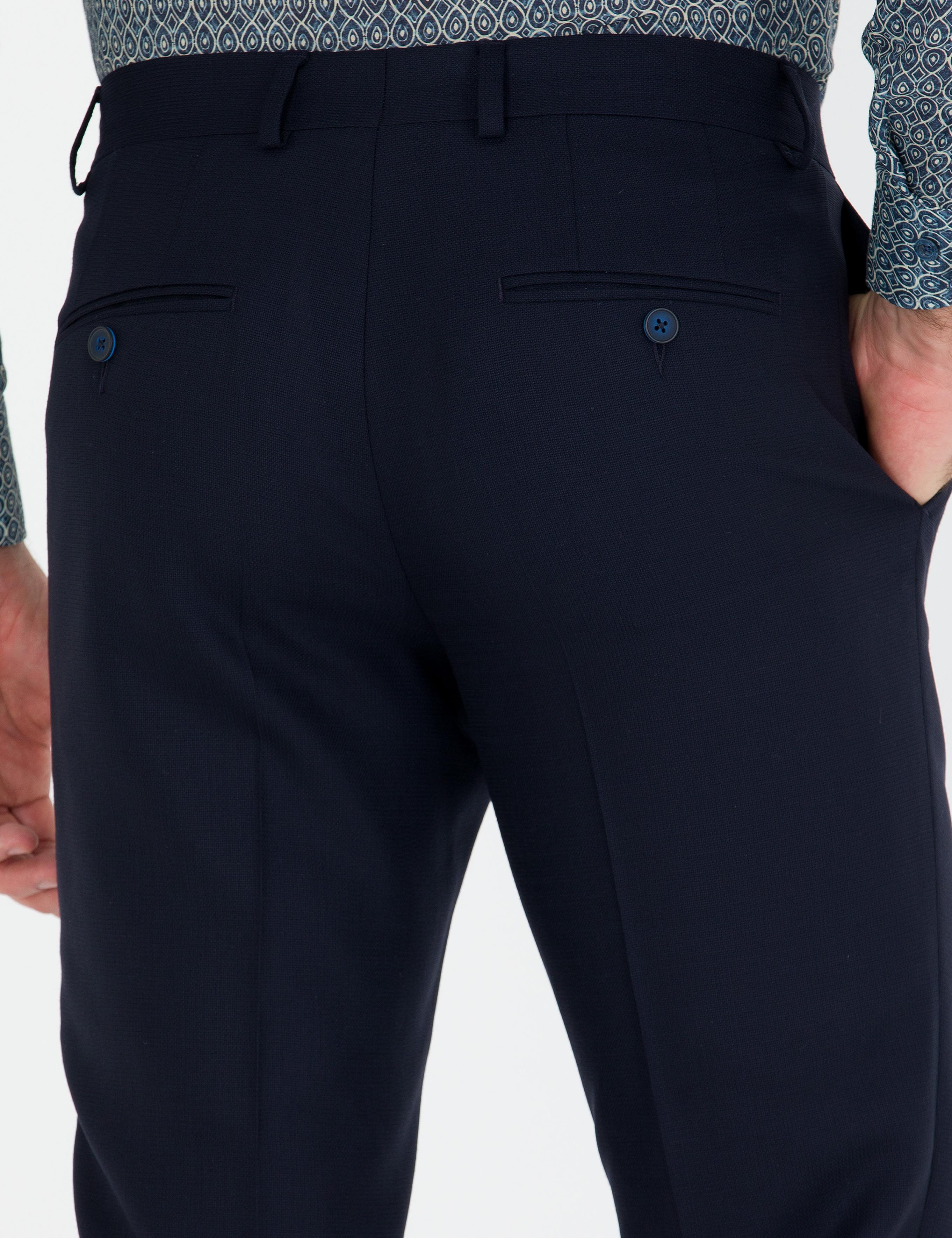 Lacivert Slim Fit Kumaş Pantolon - 50260018026