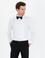 Beyaz Slim Fit Smokin Gömlek