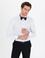 Beyaz Slim Fit Smokin Gömlek