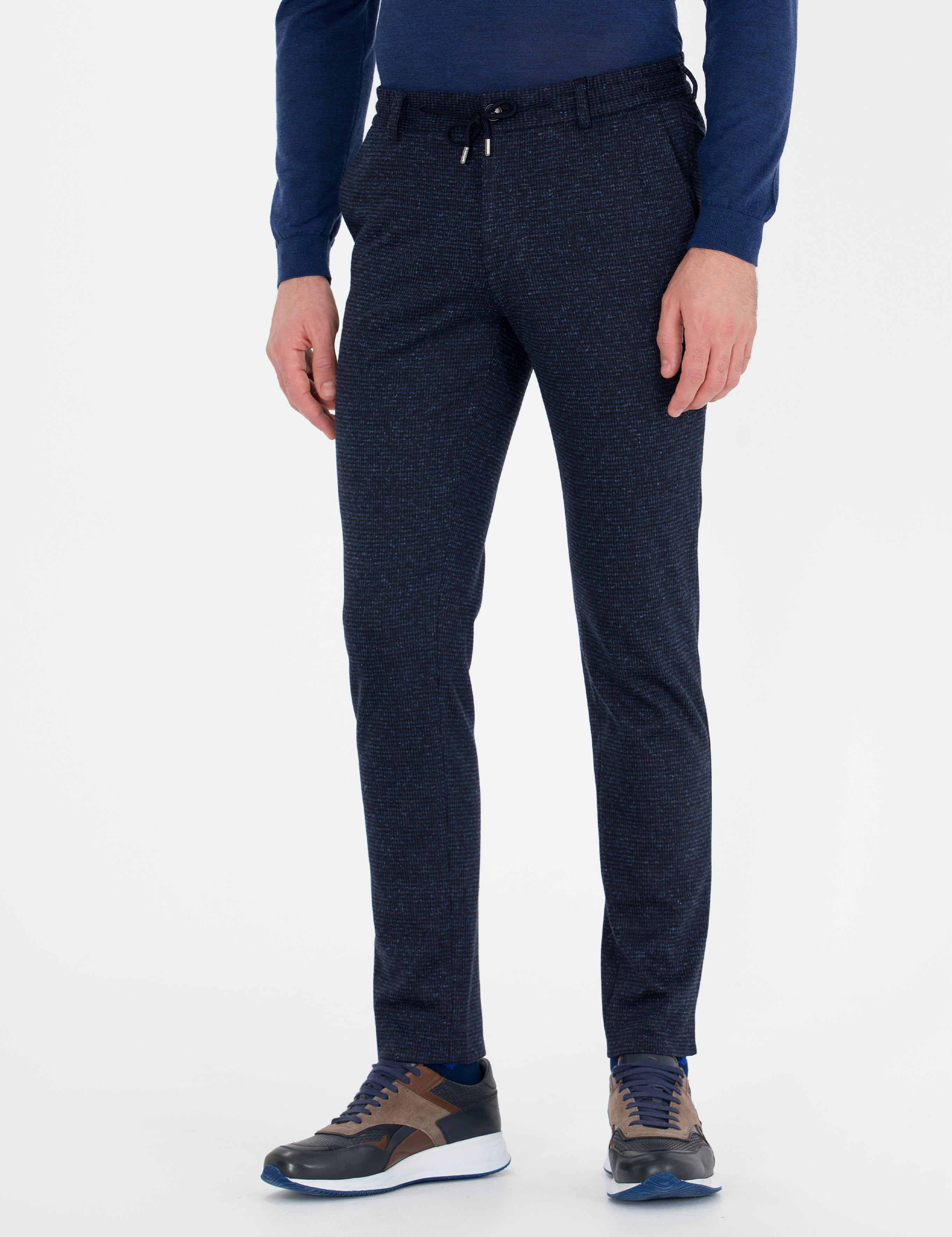 Lacivert Ekstra Slim Fit Klasik Pantolon - 50270691003