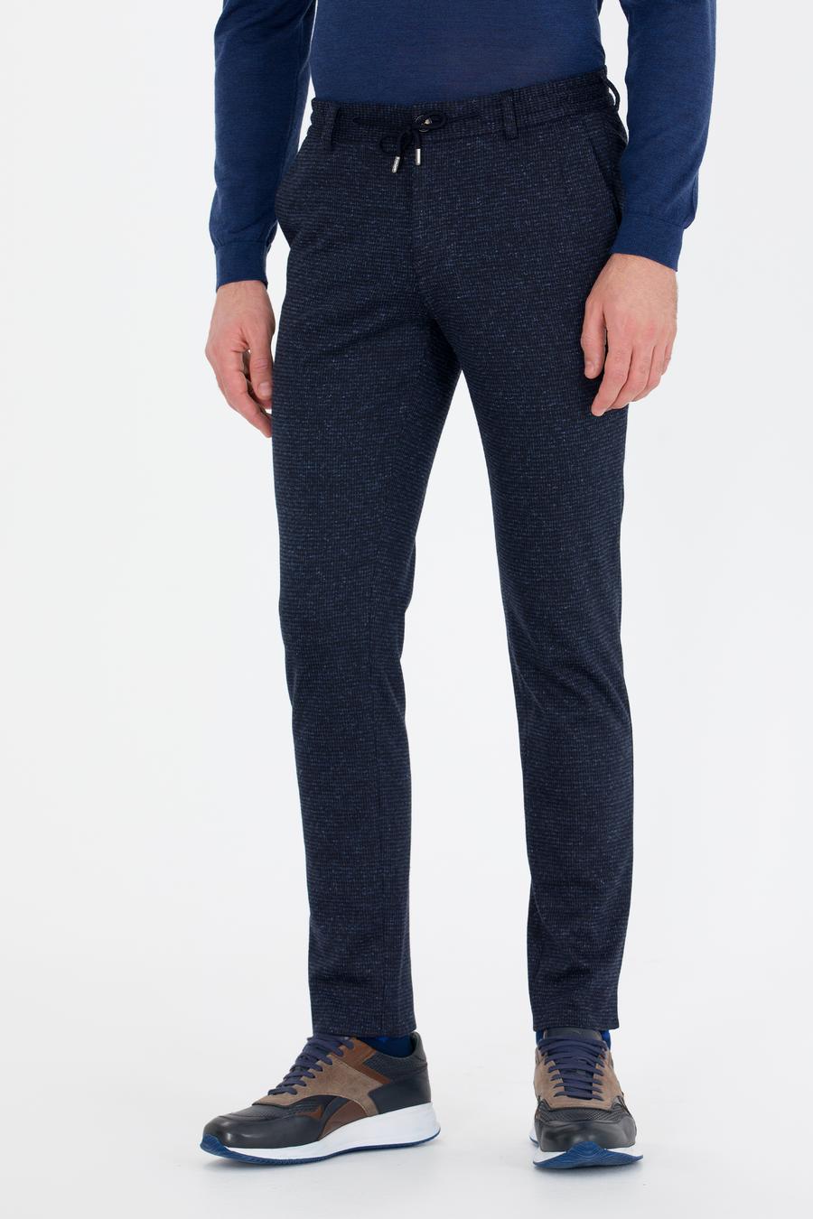 Lacivert Ekstra Slim Fit Klasik Pantolon - 50270691003