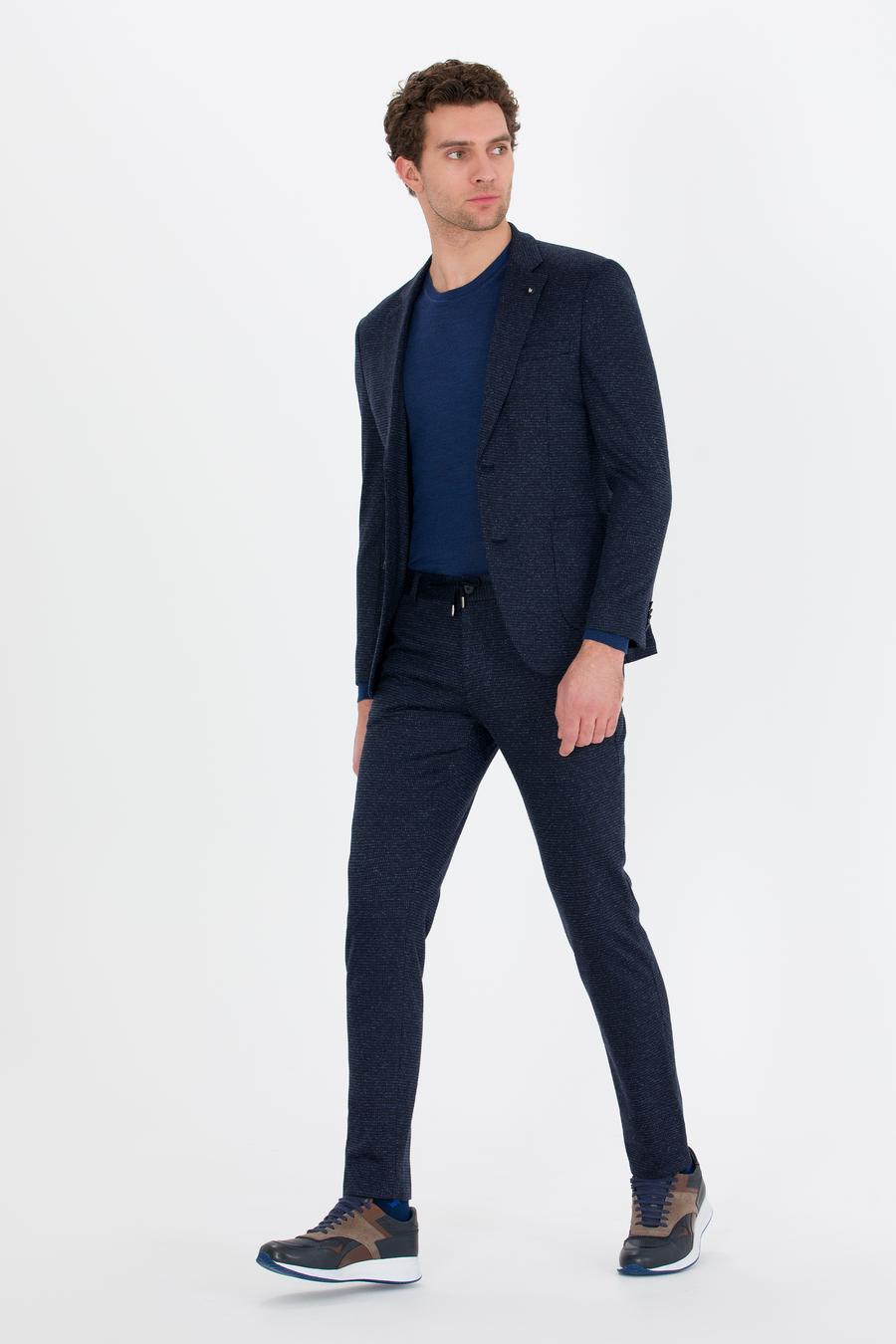 Lacivert Ekstra Slim Fit Klasik Pantolon - 50270691003
