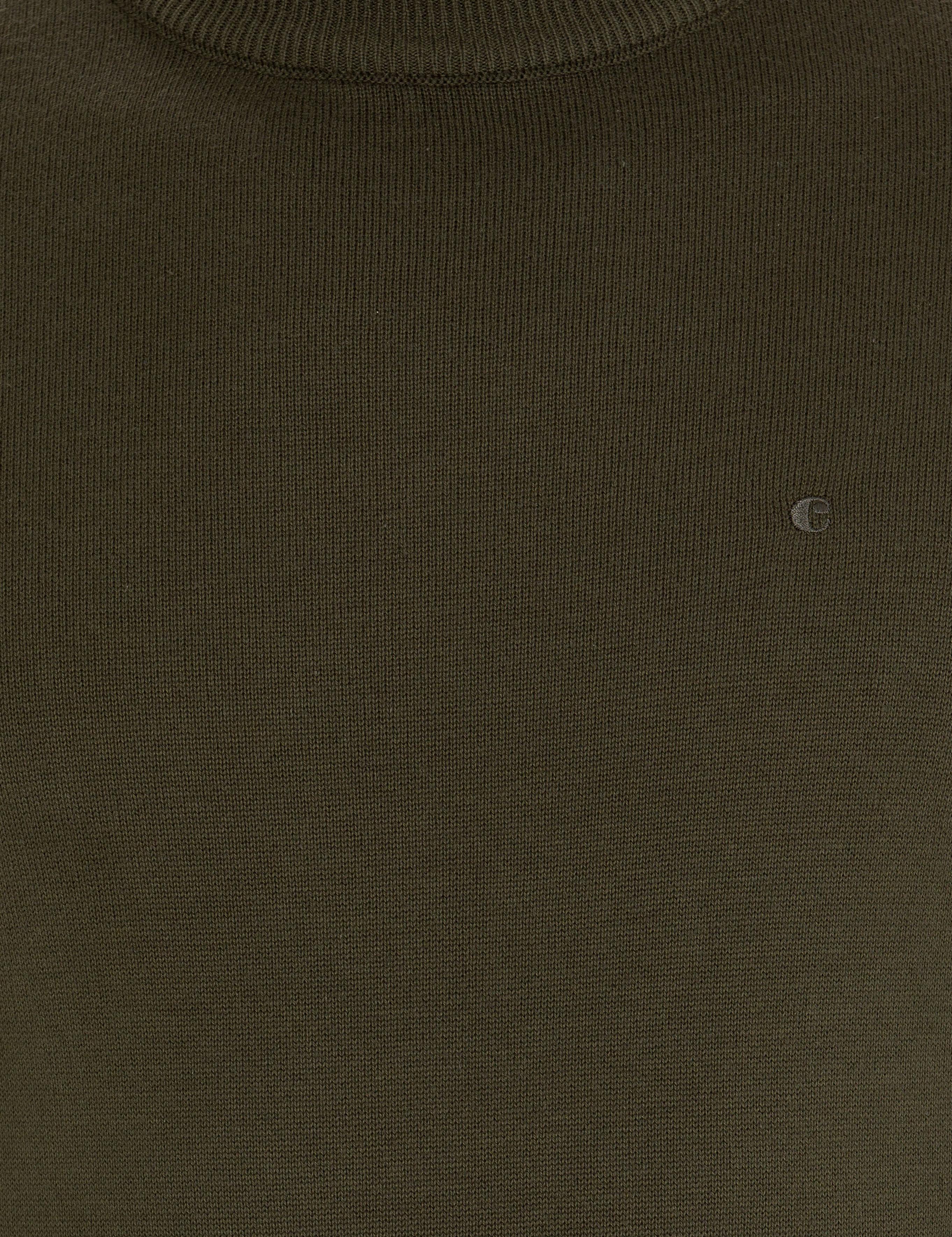 Haki Slim Fit Yarım Balıkçı Basic Triko Kazak - 50257392037