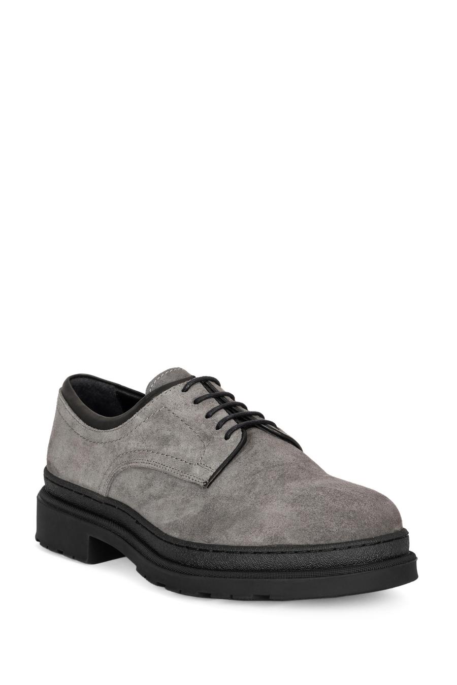 Antrasit %100 Deri Smart Casual Ayakkabı - 50259731007